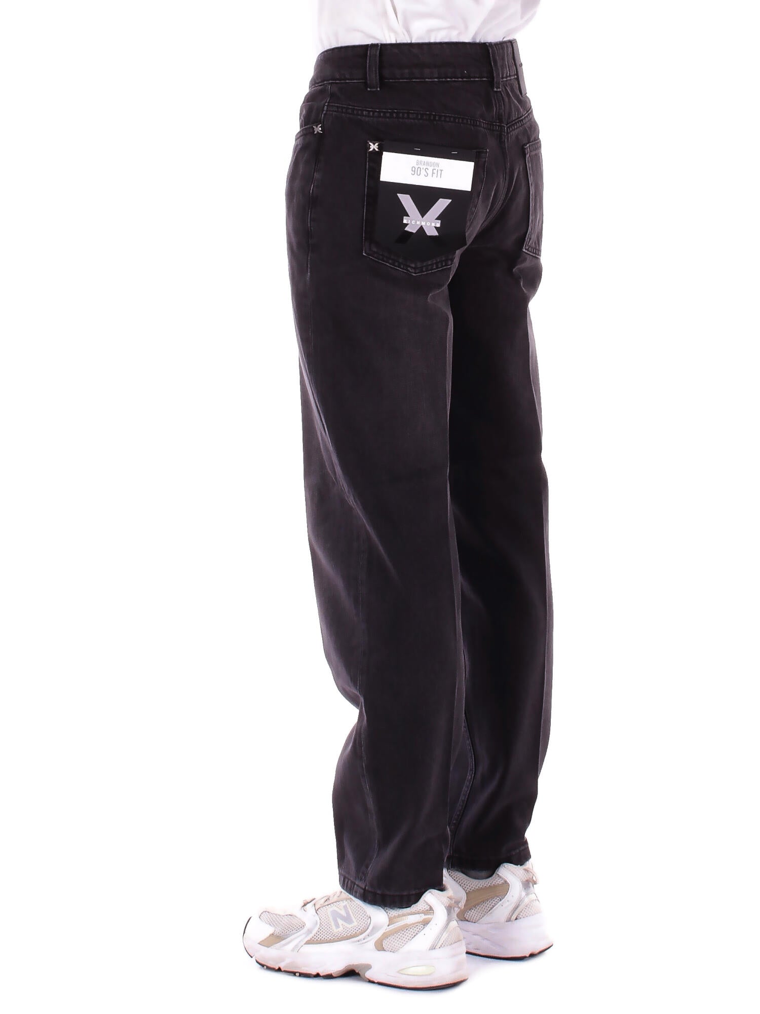 JOHN RICHMOND Uomo Jeans UMA25021JE DENIM BLACK Jeans sankro Denim nero
