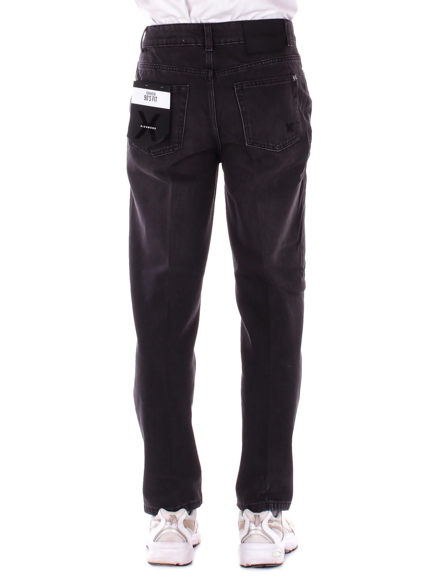 JOHN RICHMOND Uomo Jeans UMA25021JE DENIM BLACK Jeans sankro Denim nero
