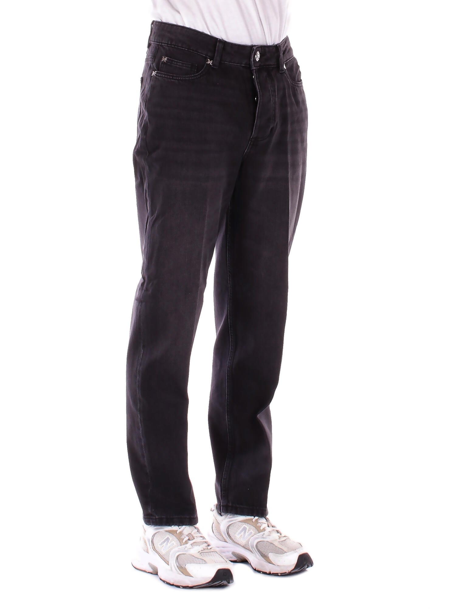 JOHN RICHMOND Uomo Jeans UMA25021JE DENIM BLACK Jeans sankro Denim nero