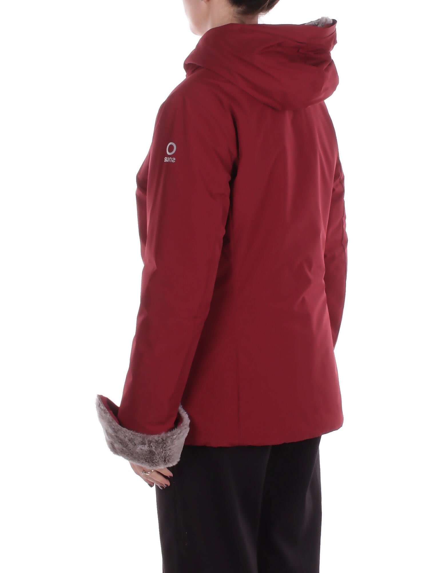 SUNS Donna Giubbotto GBS63023D CHERRY Jacket- alya fur Cherry