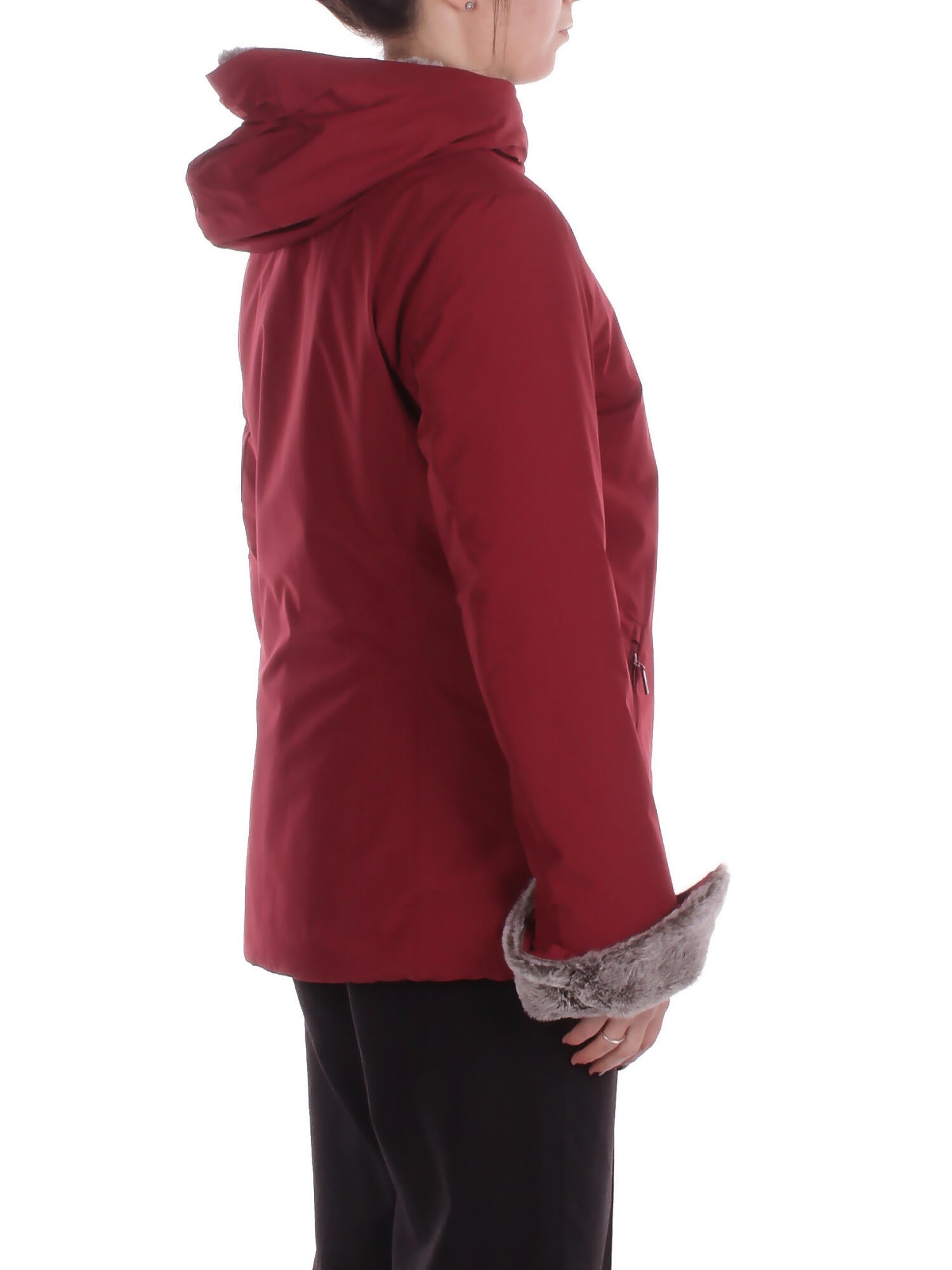 SUNS Donna Giubbotto GBS63023D CHERRY Jacket- alya fur Cherry