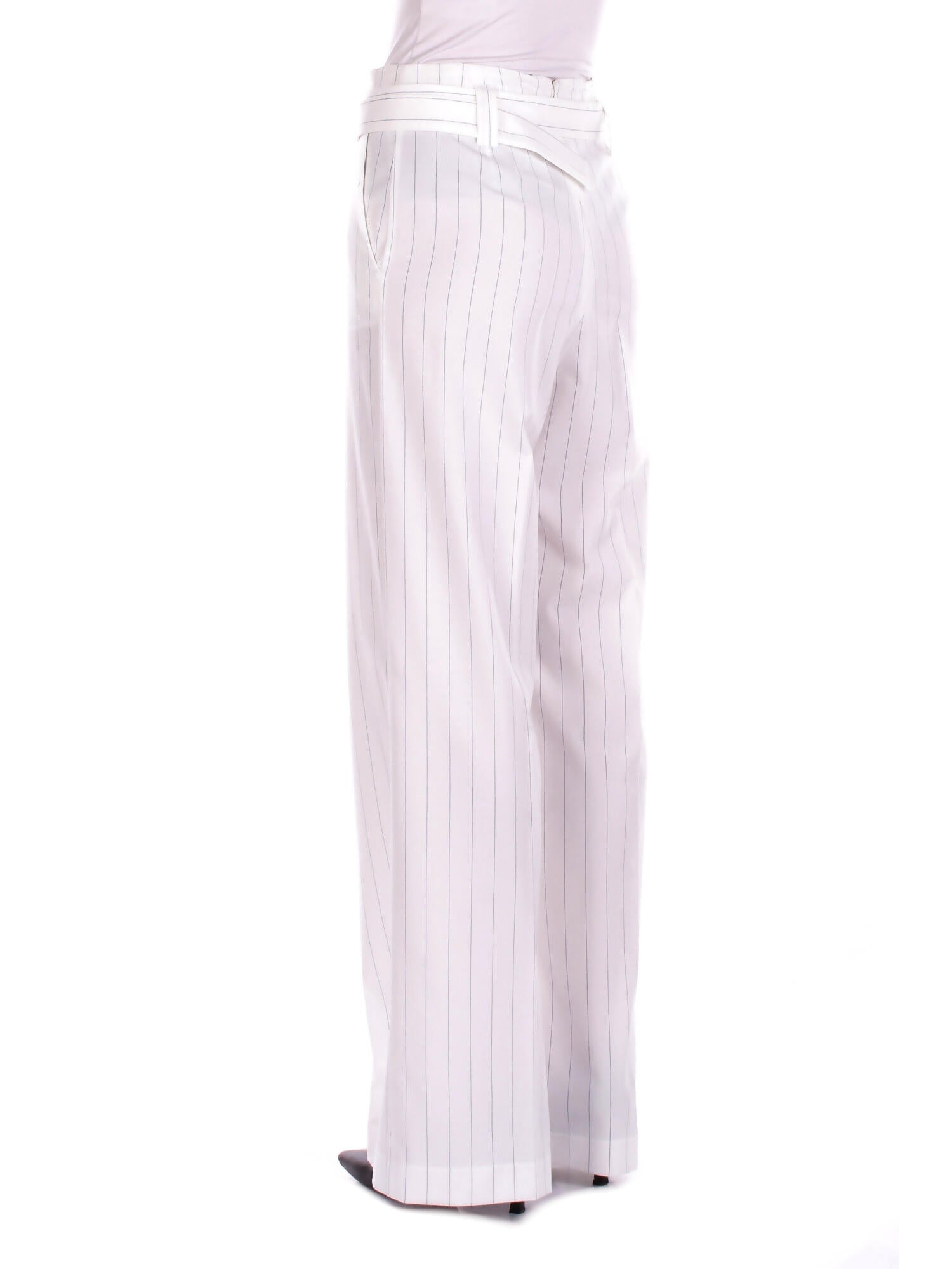 LIU JO Donna Pantalone CA5236T1969 MM26E Pantalone vita alta White bluette