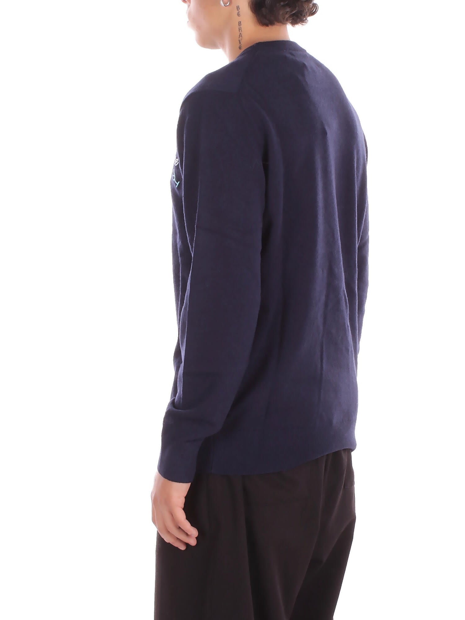 MC2 SAINT BARTH Uomo Maglia HER0024 02725I 61 Heron light embry tutto bere Blu