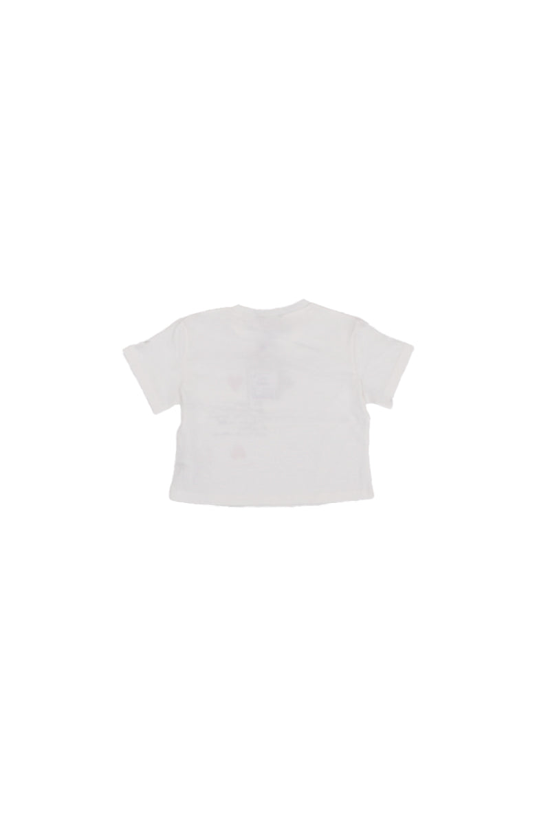 MANILA GRACE Bambina T-shirt 125TMJS25 RE013 T-shir Latte