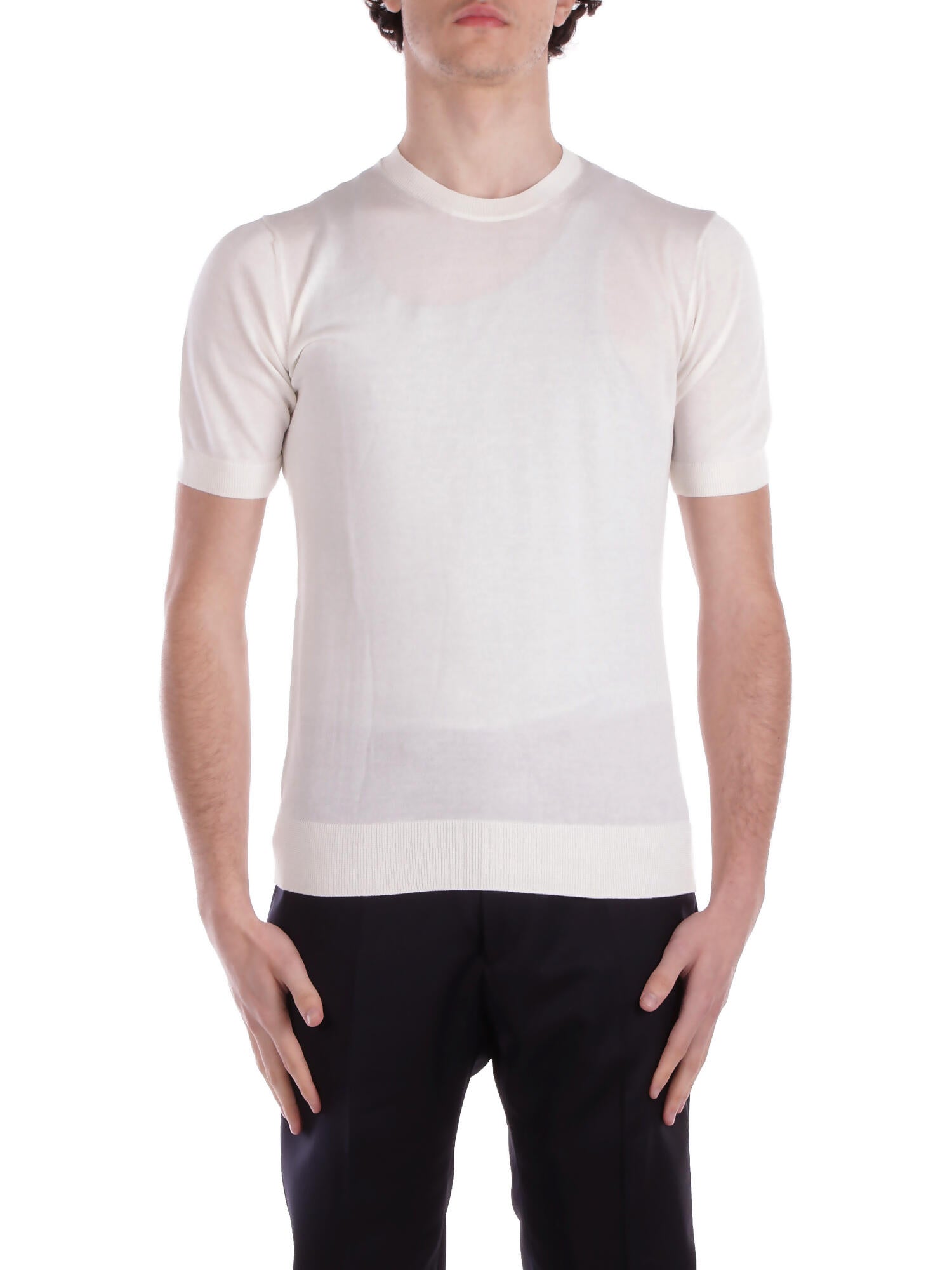TAGLIATORE Uomo Maglia FOX PE PWE25 PANNA Tre quarti Panna
