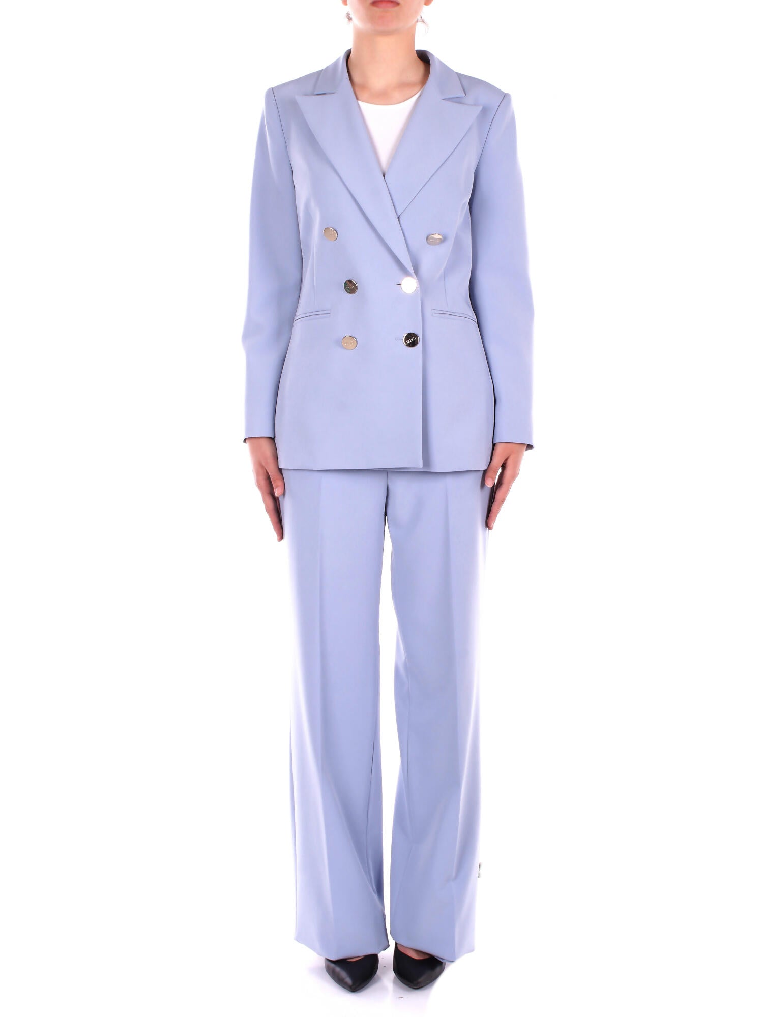 LIU JO Donna Giacca CA5364T2200 X0647 Ecs blazer doppiopetto Deep blu