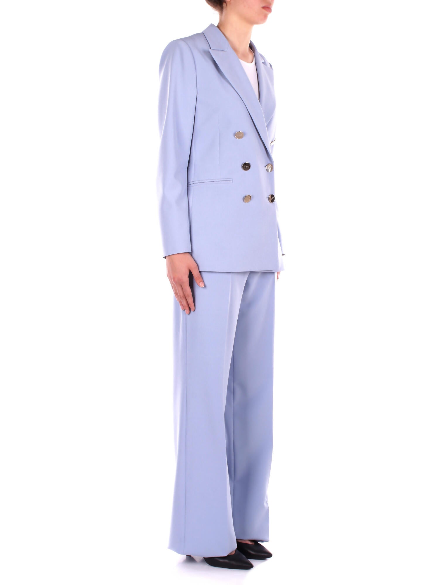 LIU JO Donna Giacca CA5364T2200 X0647 Ecs blazer doppiopetto Deep blu