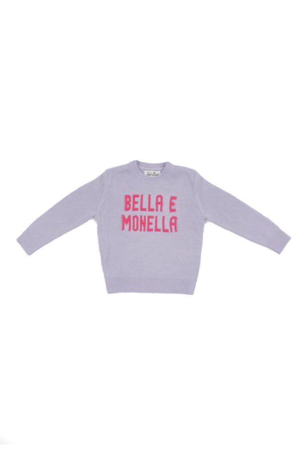 MC2 SAINT BARTH Bambina Maglia PRC0001 01972I 24# Princess bella monella Lilla