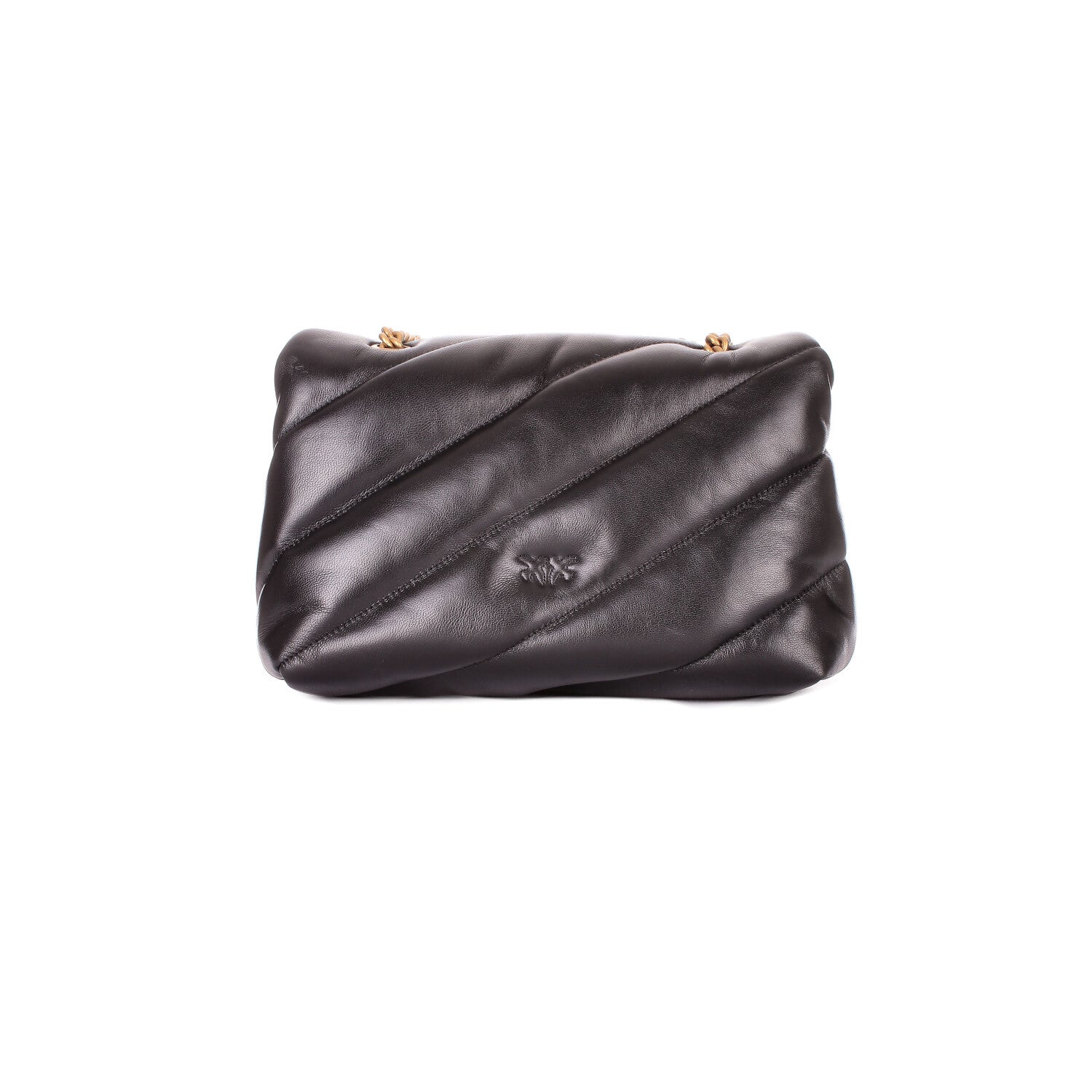 PINKO Donna Borsa 100039A0F2 Z99Q Love puff mini cl sheep nappa Nero gold