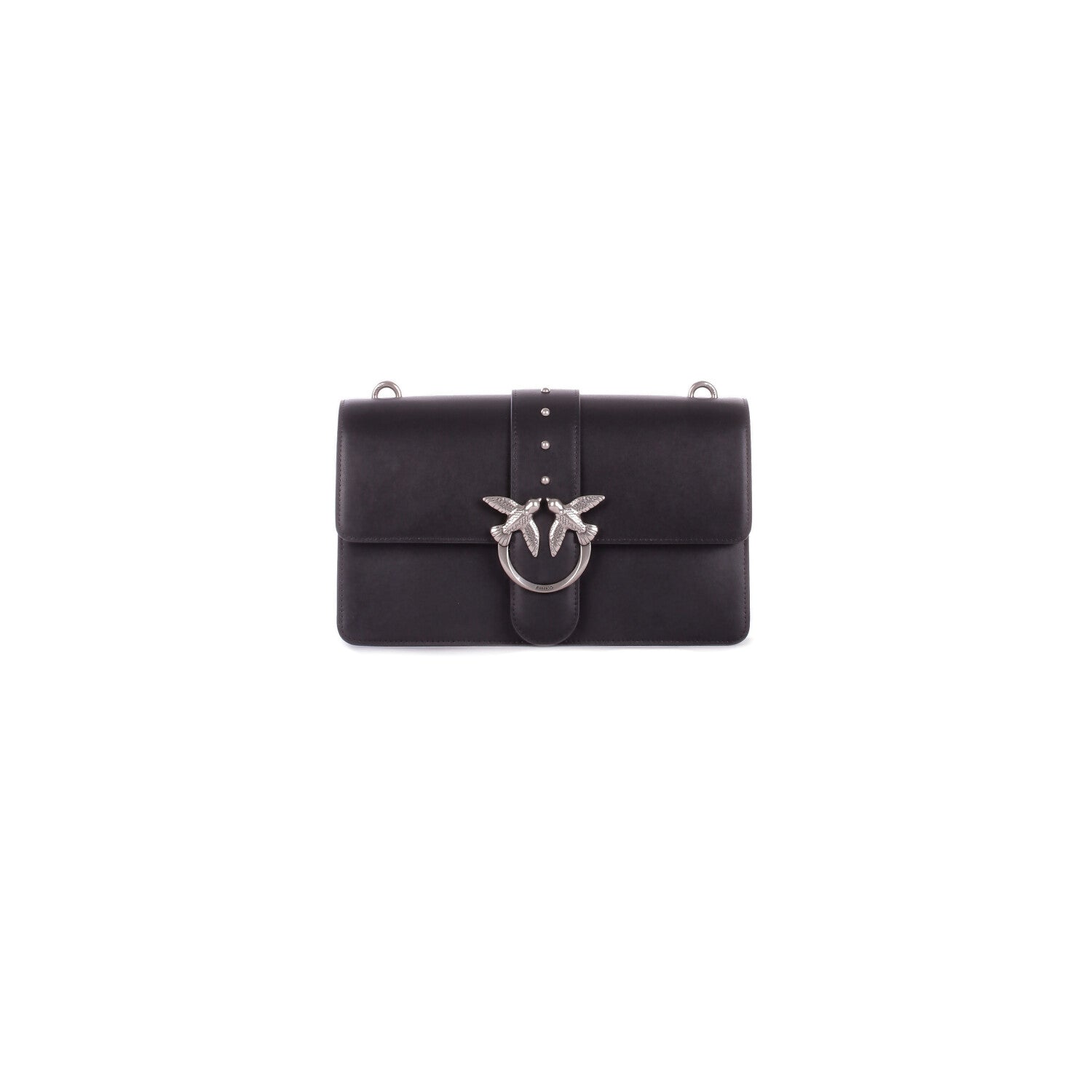 PINKO Donna Borsa 105857A0F1 Z99O Love one classic st cl vitello Nero silver