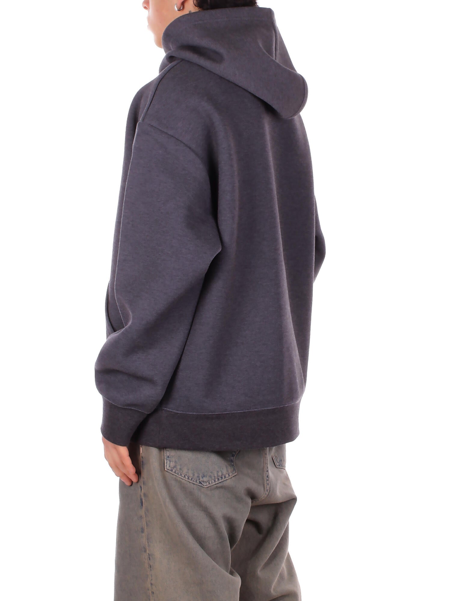 CARHARTT WIP Uomo Felpa I036055 0D2XX Hooded alda sweatshirt Black white