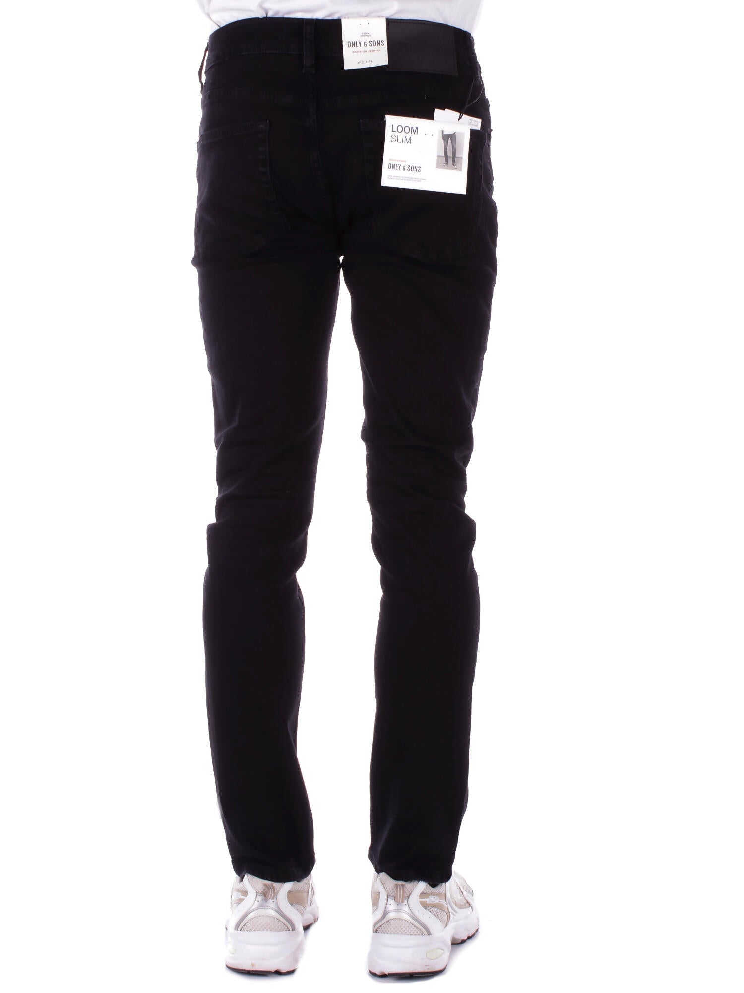 ONLY & SONS Uomo Jeans 22010448 BLACK DENIM Onsloom slim black Black denim