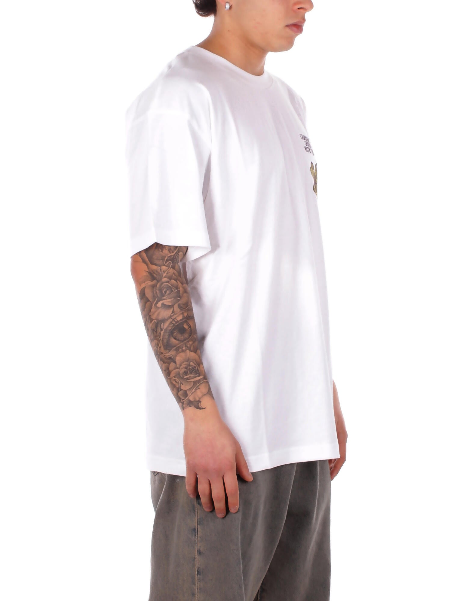 CARHARTT WIP Uomo T-shirt I036011 02XX S\s clove t-shirt White