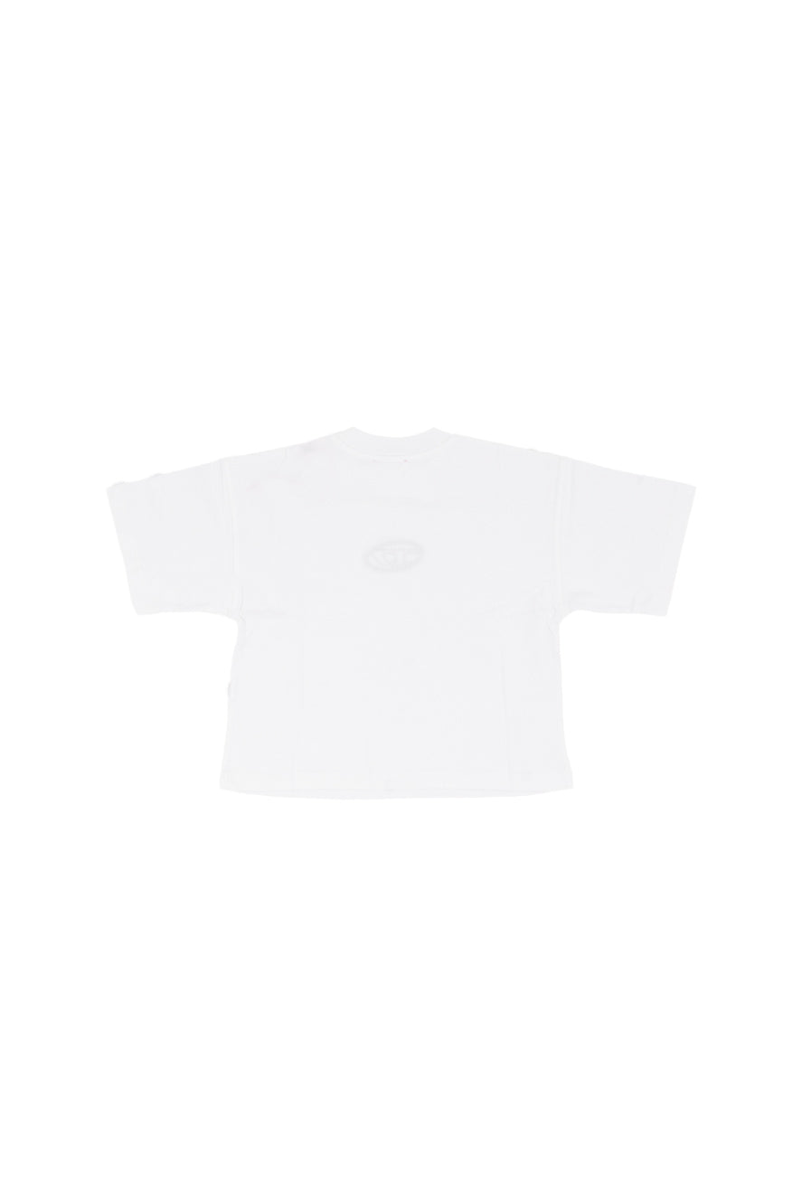 DIESEL Bambina T-shirt J0242800YI9 K100 Tixan White