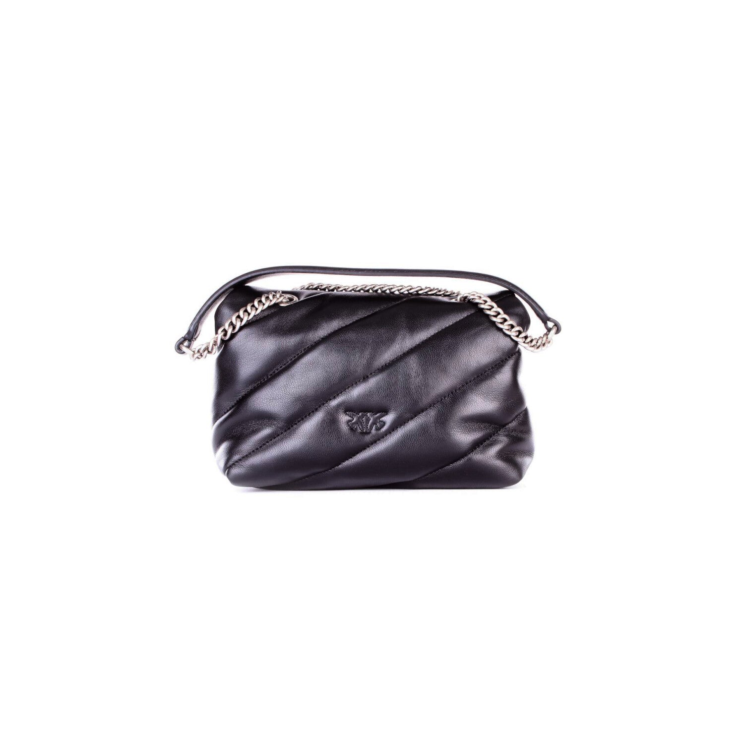 PINKO Donna Borsa 100039A0F2 Z99O Love puff mini cl sheep nappa Nero silver