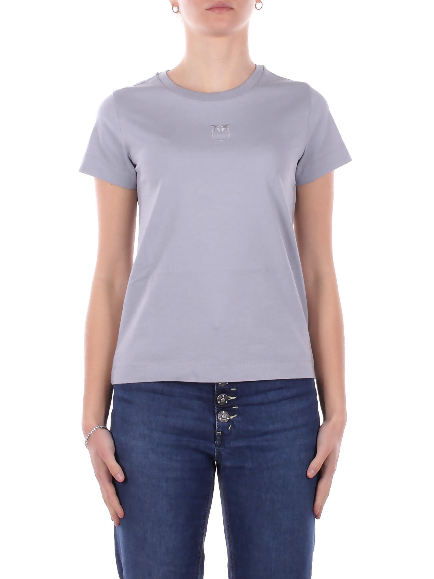 PINKO Donna T-shirt 100355A339 E87 Bussolotto t-shirt jersey Polvere