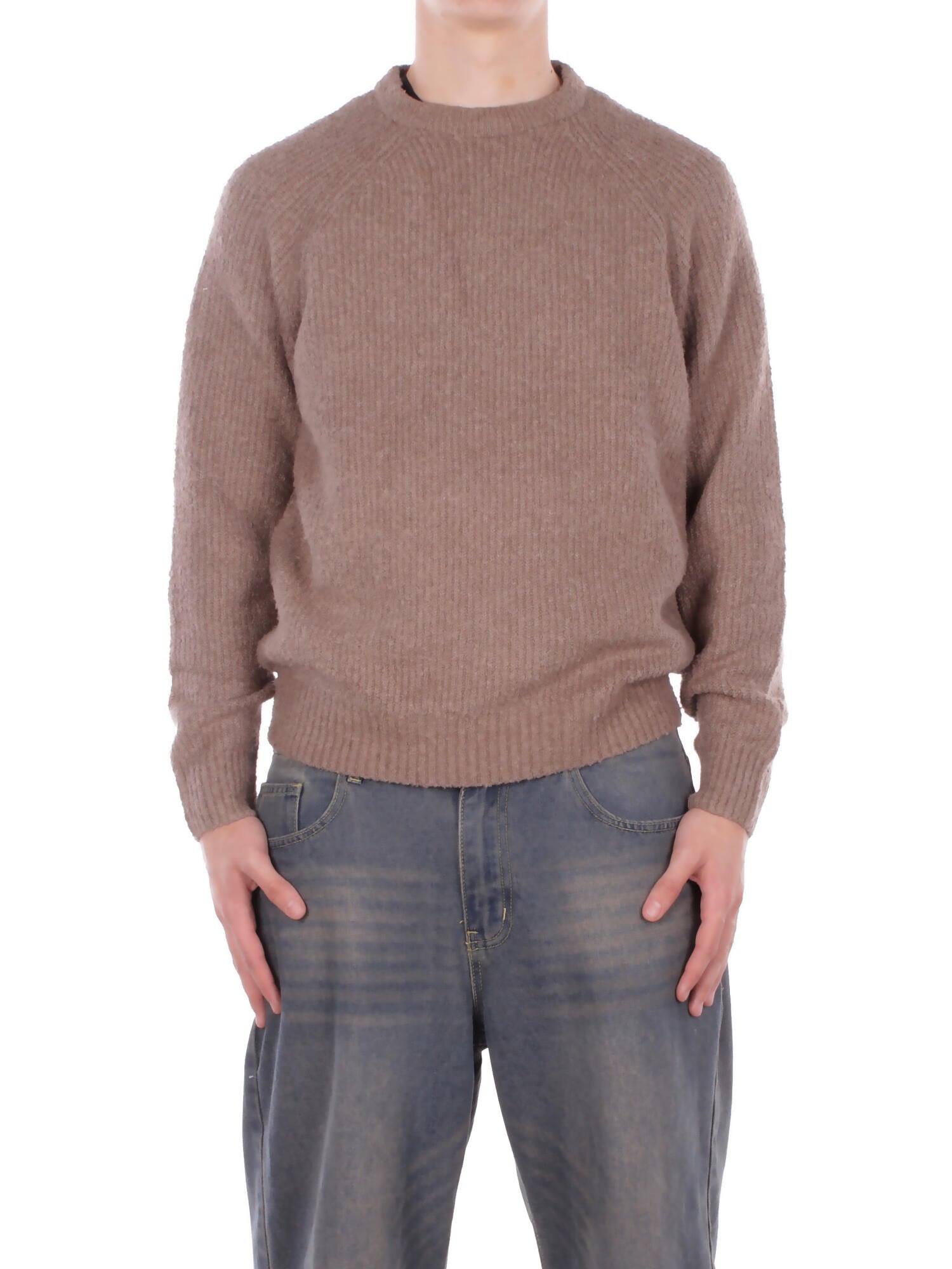ONLY & SONS Uomo Maglia 22035118 WALNUT Onsdale life rlx ls raglan kni Walnut