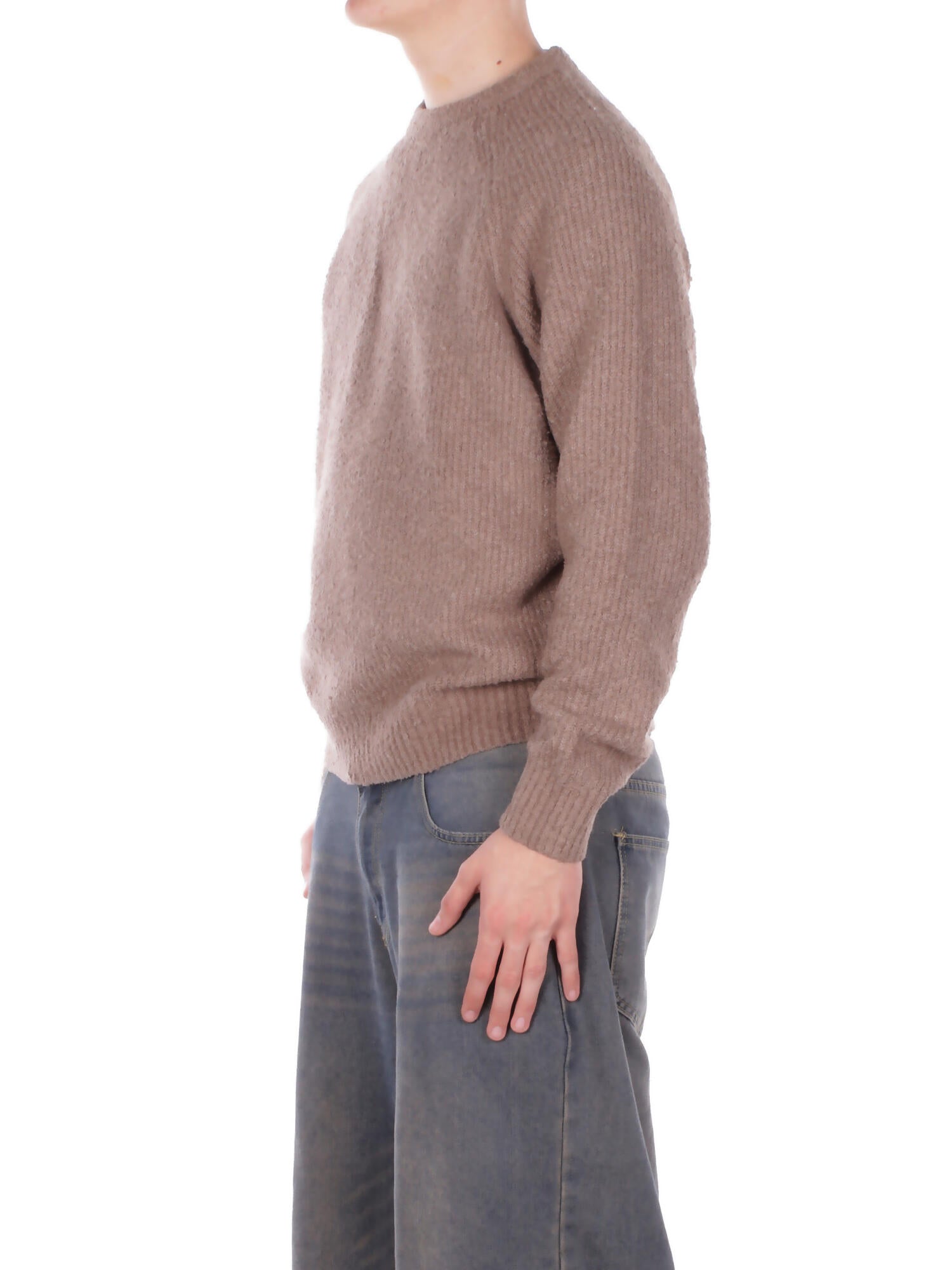 ONLY & SONS Uomo Maglia 22035118 WALNUT Onsdale life rlx ls raglan kni Walnut