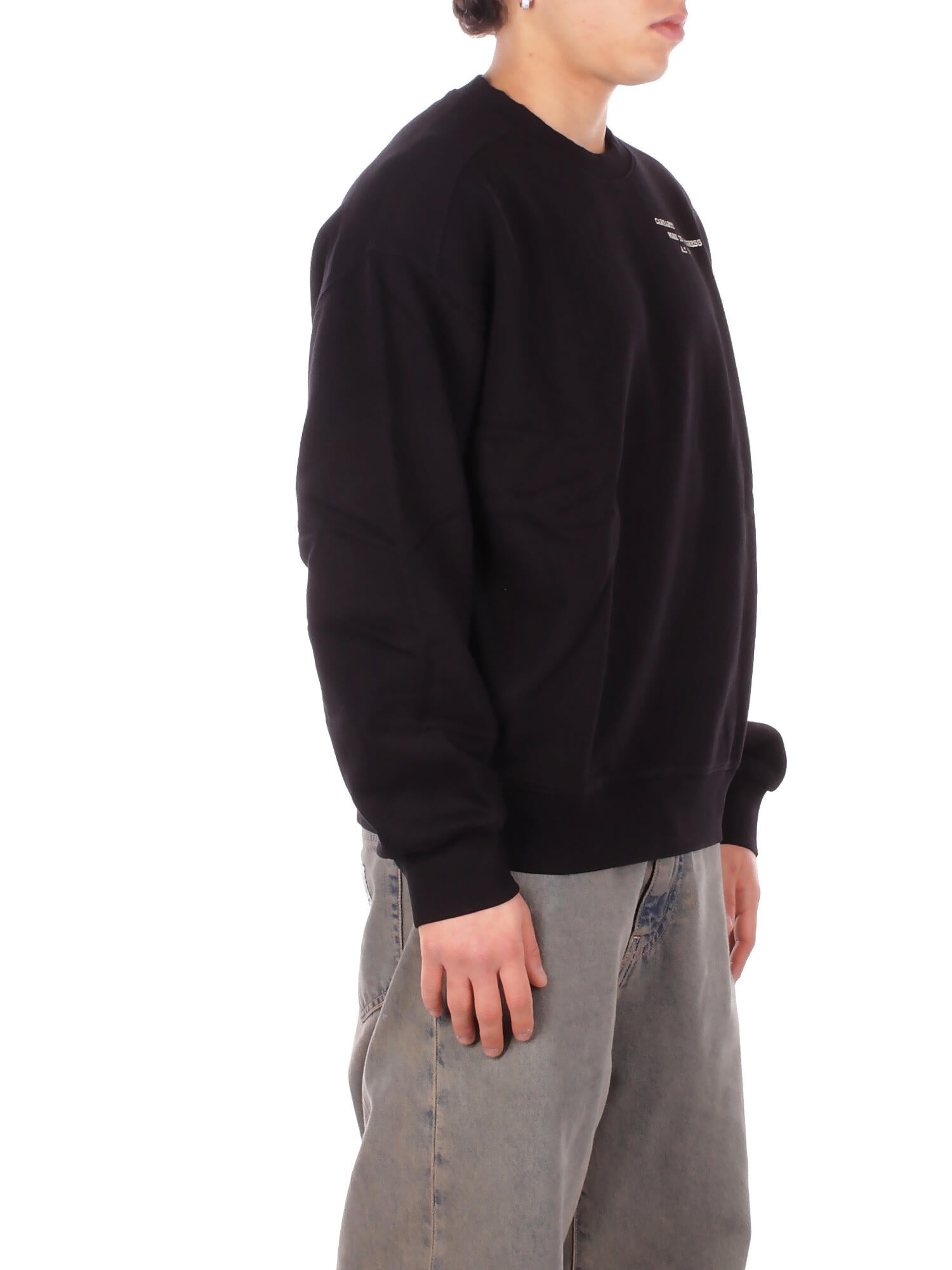 CARHARTT WIP Uomo Felpa I036039 89XX Punched sweatshirt Black