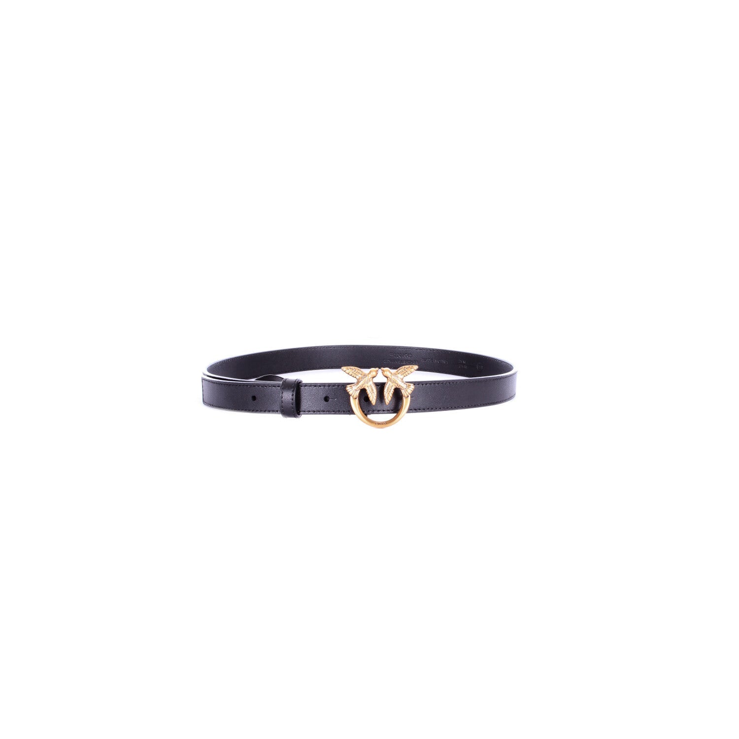 PINKO Donna Cintura 100143A0F1 Z99Q Love berry h2 belt Nero gold