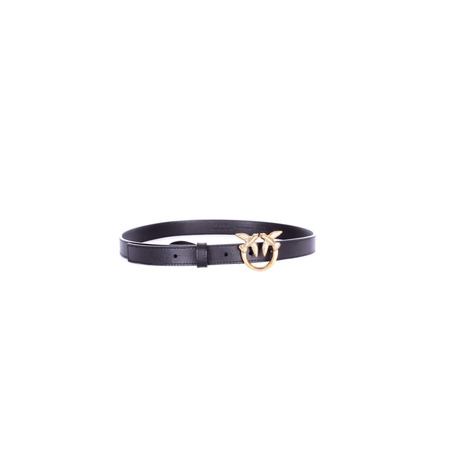PINKO Donna Cintura 100143A0F1 Z99Q Love berry h2 belt Nero gold