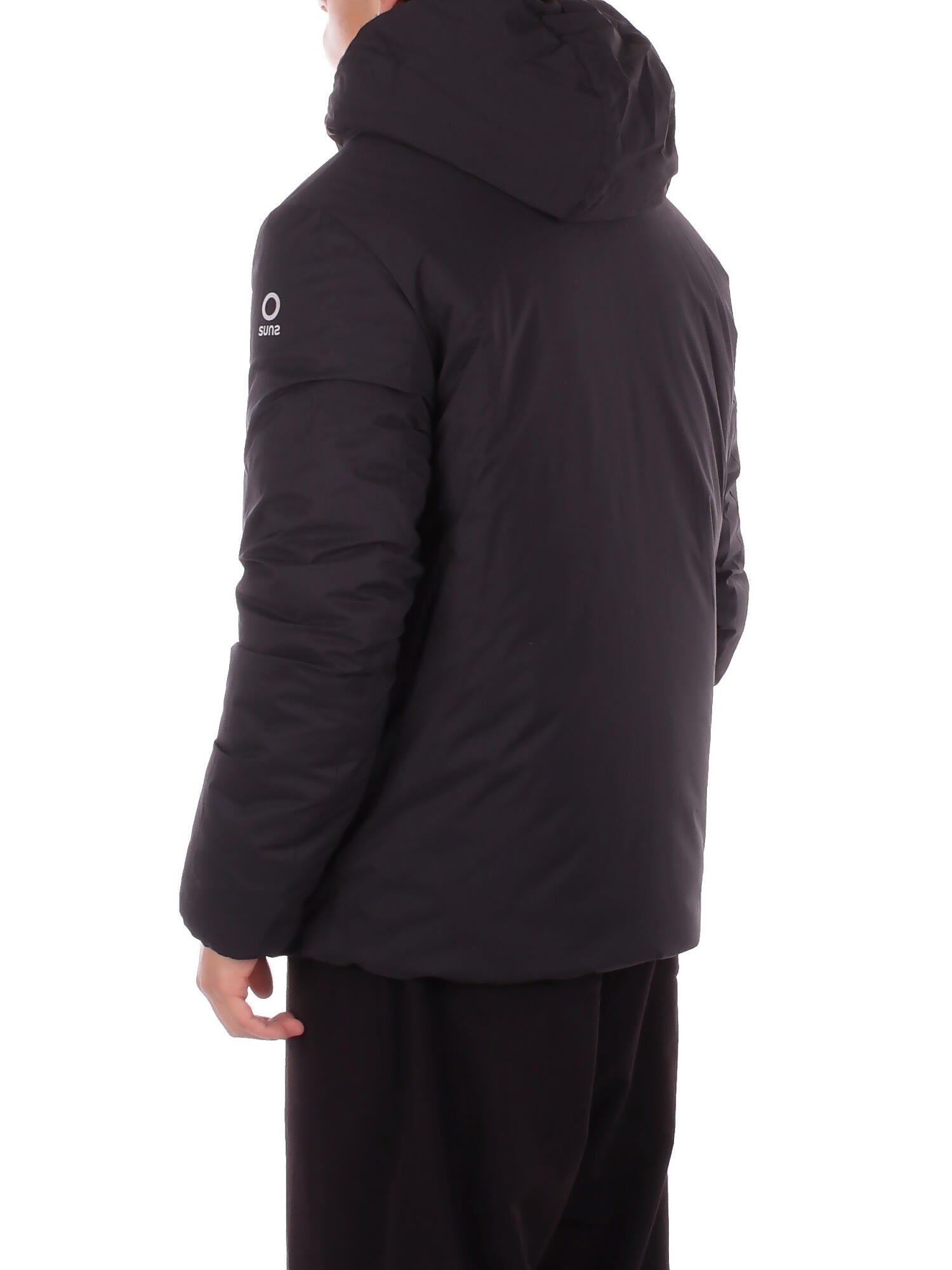 SUNS Uomo Giubbotto GBS63021U ARMY NERO Jacket delhi Militare nero