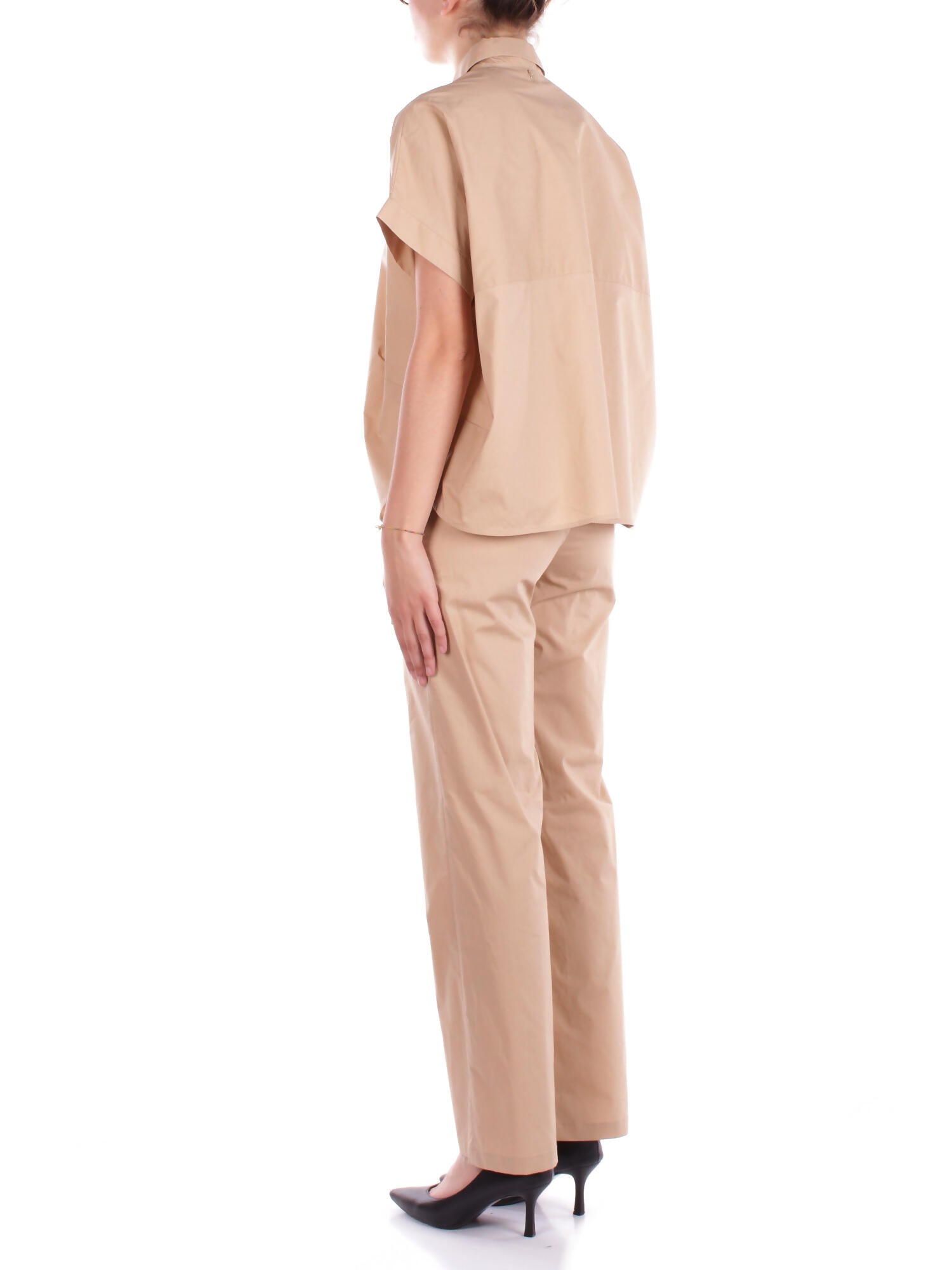 MANILA GRACE Donna Pantalone P264CU MA002 Pantalone straight Beige