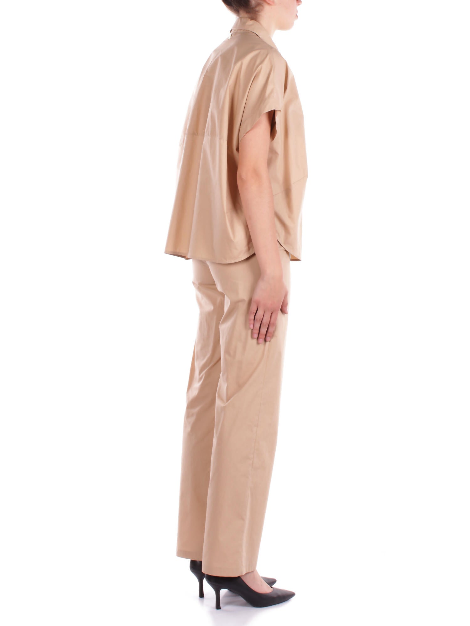 MANILA GRACE Donna Pantalone P264CU MA002 Pantalone straight Beige