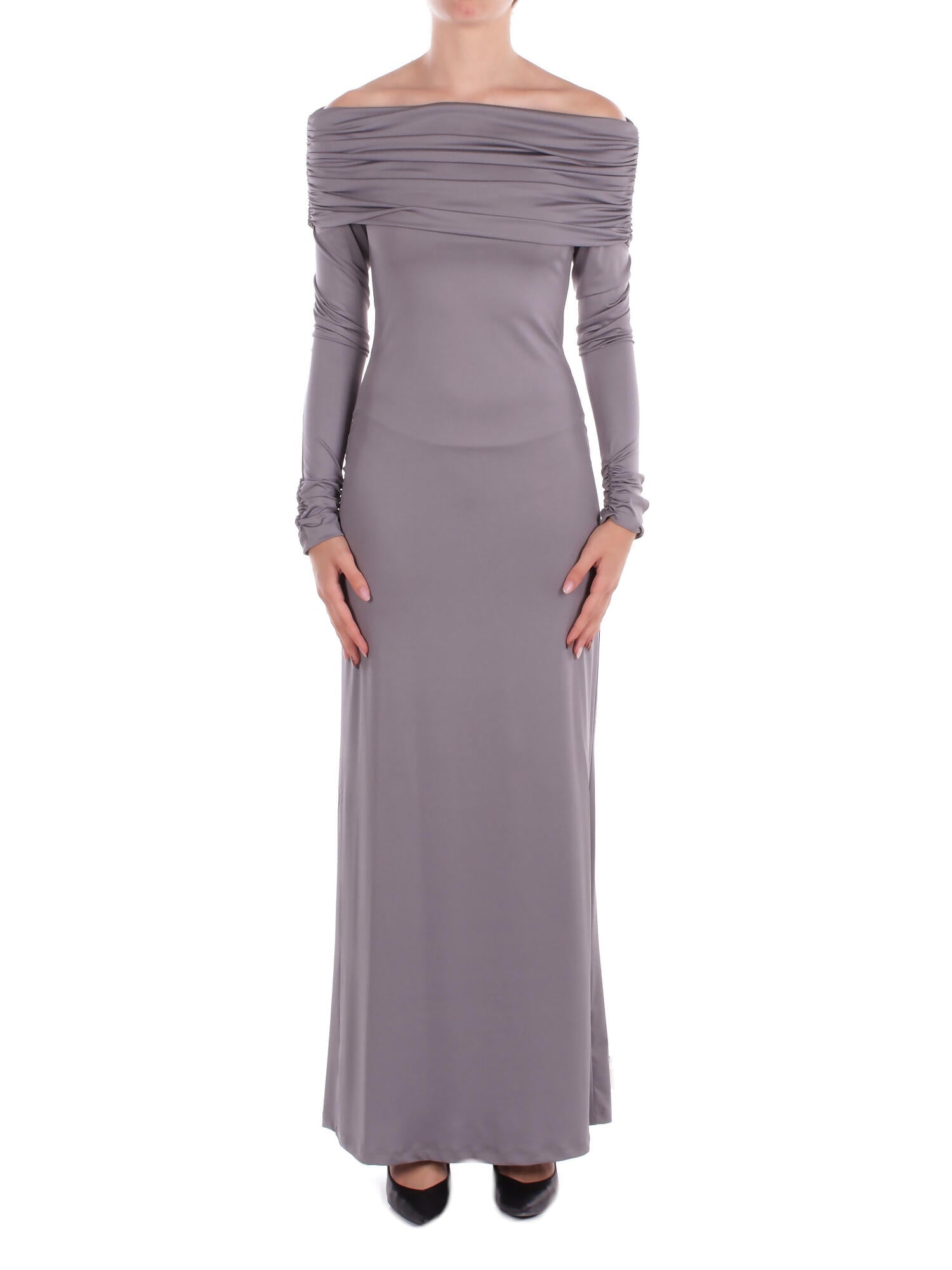 KOSTUMN1Â° Donna Abito KI2527 GRIGIO Abito spalle scoperte Grigio