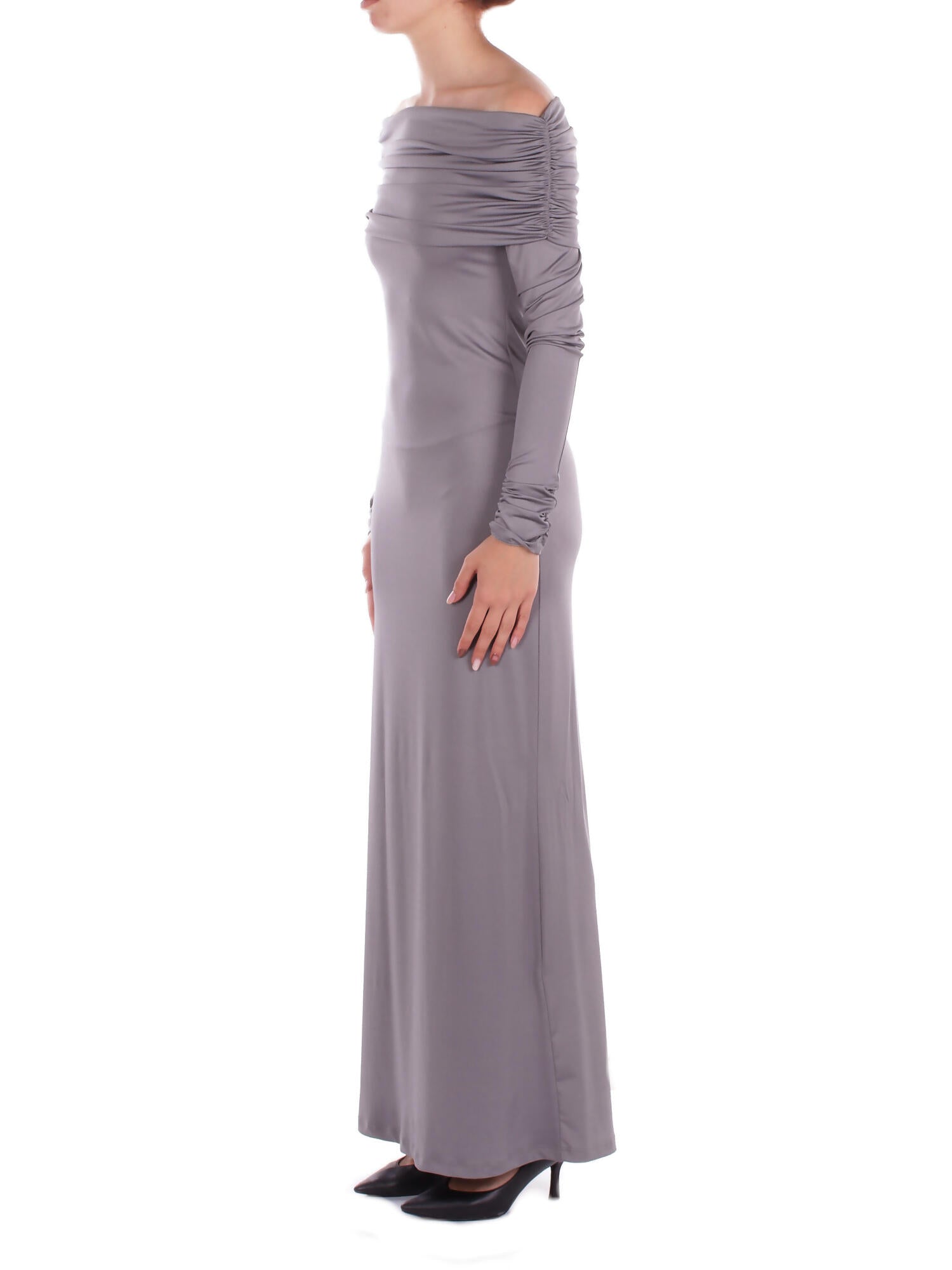 KOSTUMN1Â° Donna Abito KI2527 GRIGIO Abito spalle scoperte Grigio