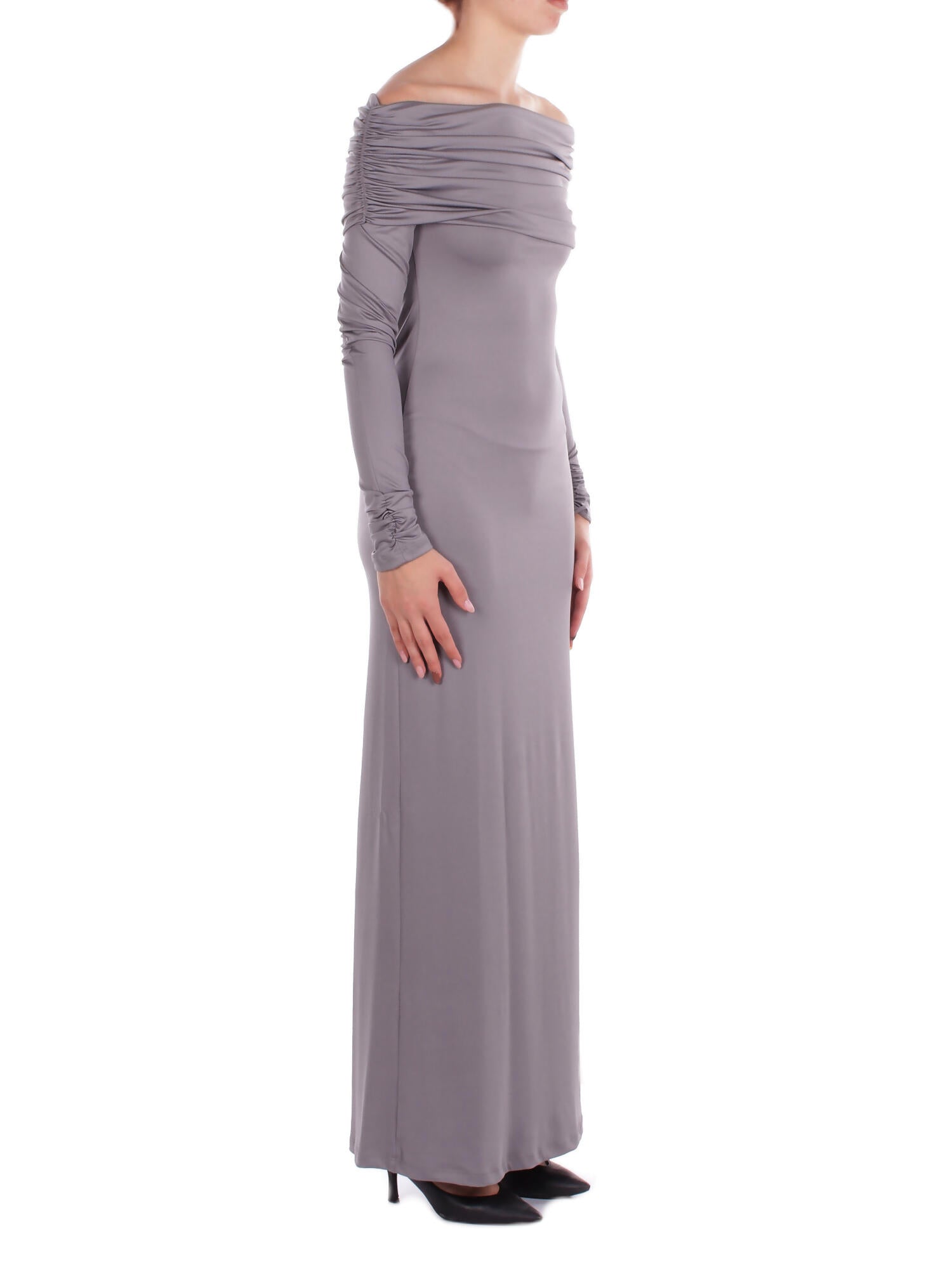 KOSTUMN1Â° Donna Abito KI2527 GRIGIO Abito spalle scoperte Grigio