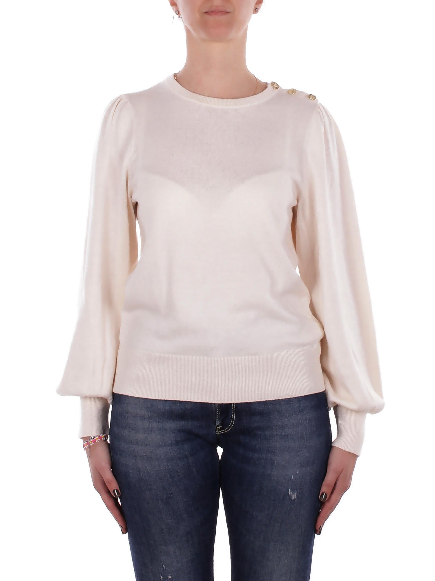 RALPH LAUREN Donna Maglia 200980974 002 Dontrey long sleeve pullover Crema