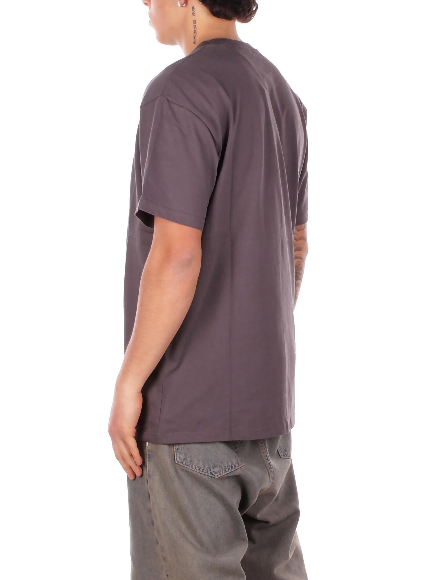 CARHARTT WIP Uomo T-shirt I026391 3H5XX S\s chase t-shirt Tortora