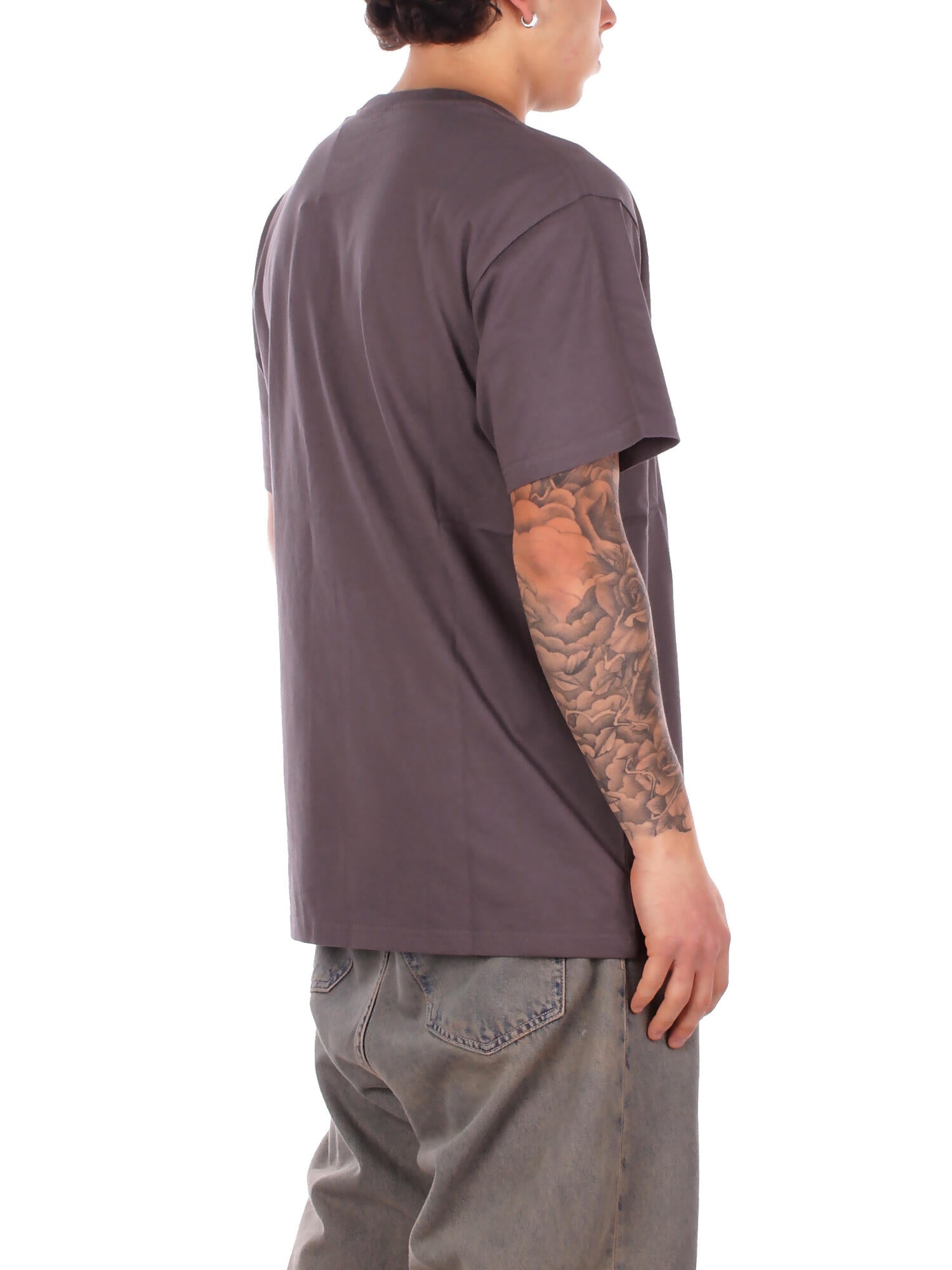 CARHARTT WIP Uomo T-shirt I026391 3H5XX S\s chase t-shirt Tortora