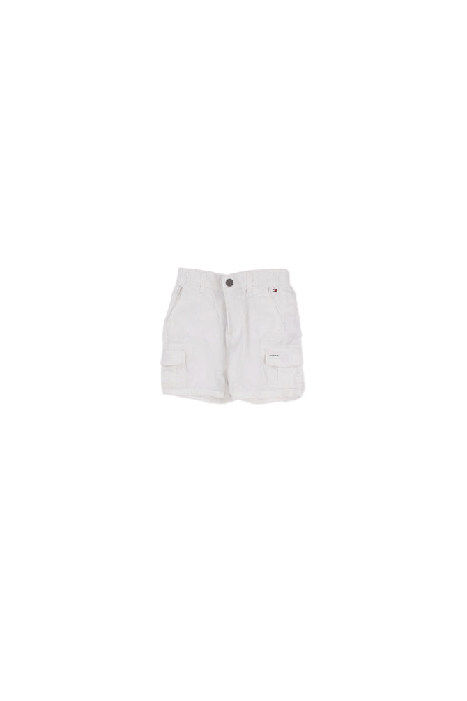 TOMMY HILFIGER Bambino Shorts KB0KB09587J YBR Woven cargo short th White