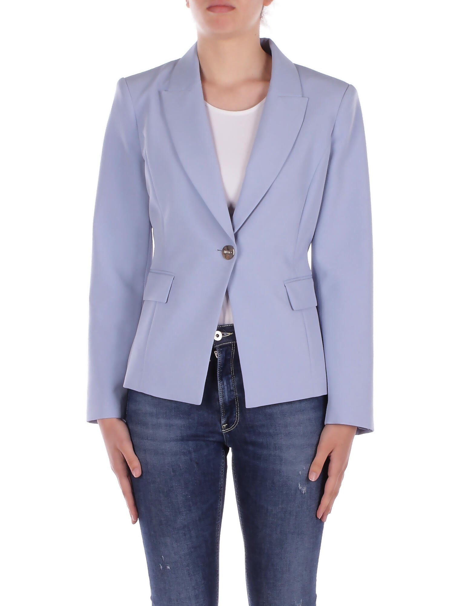 LIU JO Donna Giacca CA5363T2200 X064A Ecs giacca 1 bottone Deep blu