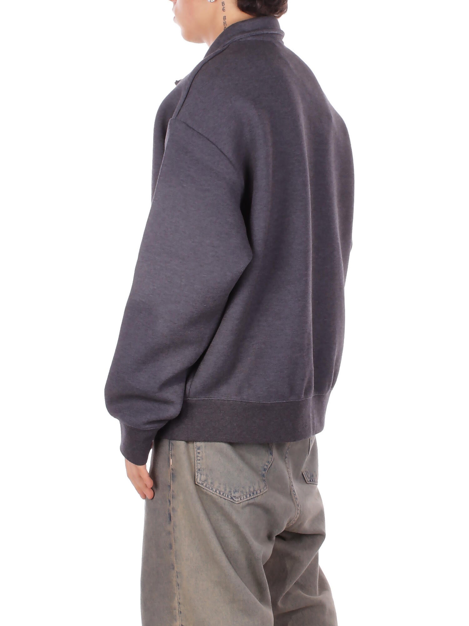 CARHARTT WIP Uomo Felpa I036056 0D2XX Alda zip sweat jacket Black white