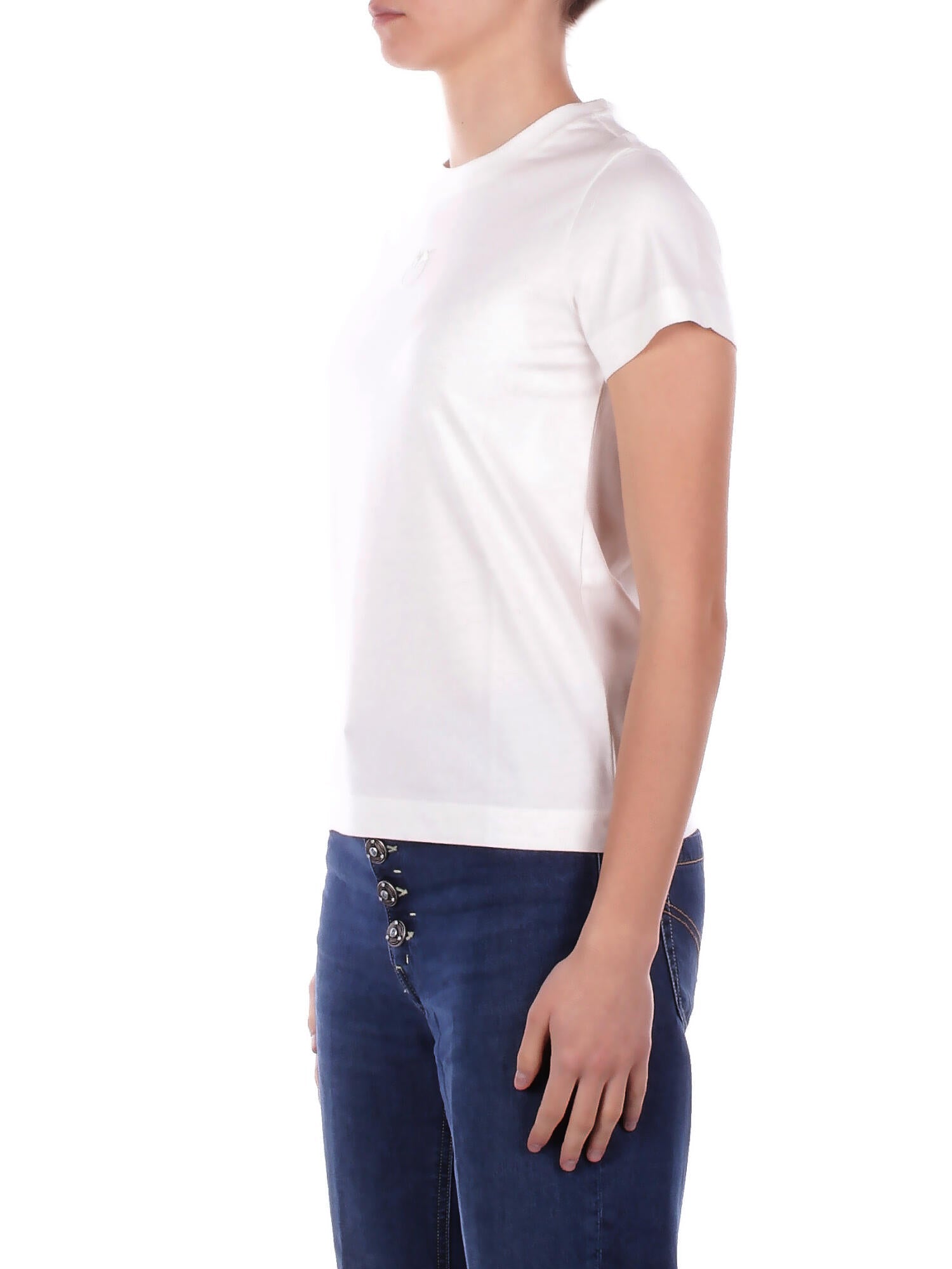 PINKO Donna T-shirt 100355A339 Z05 Bussolotto t-shirt jersey Bianco