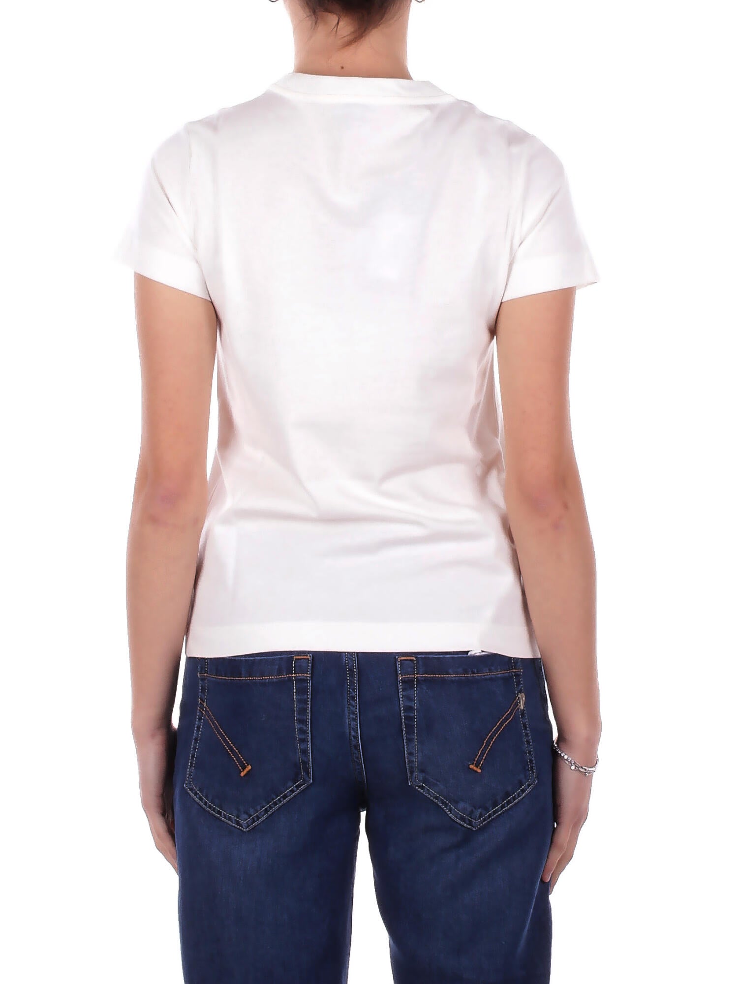 PINKO Donna T-shirt 100355A339 Z05 Bussolotto t-shirt jersey Bianco