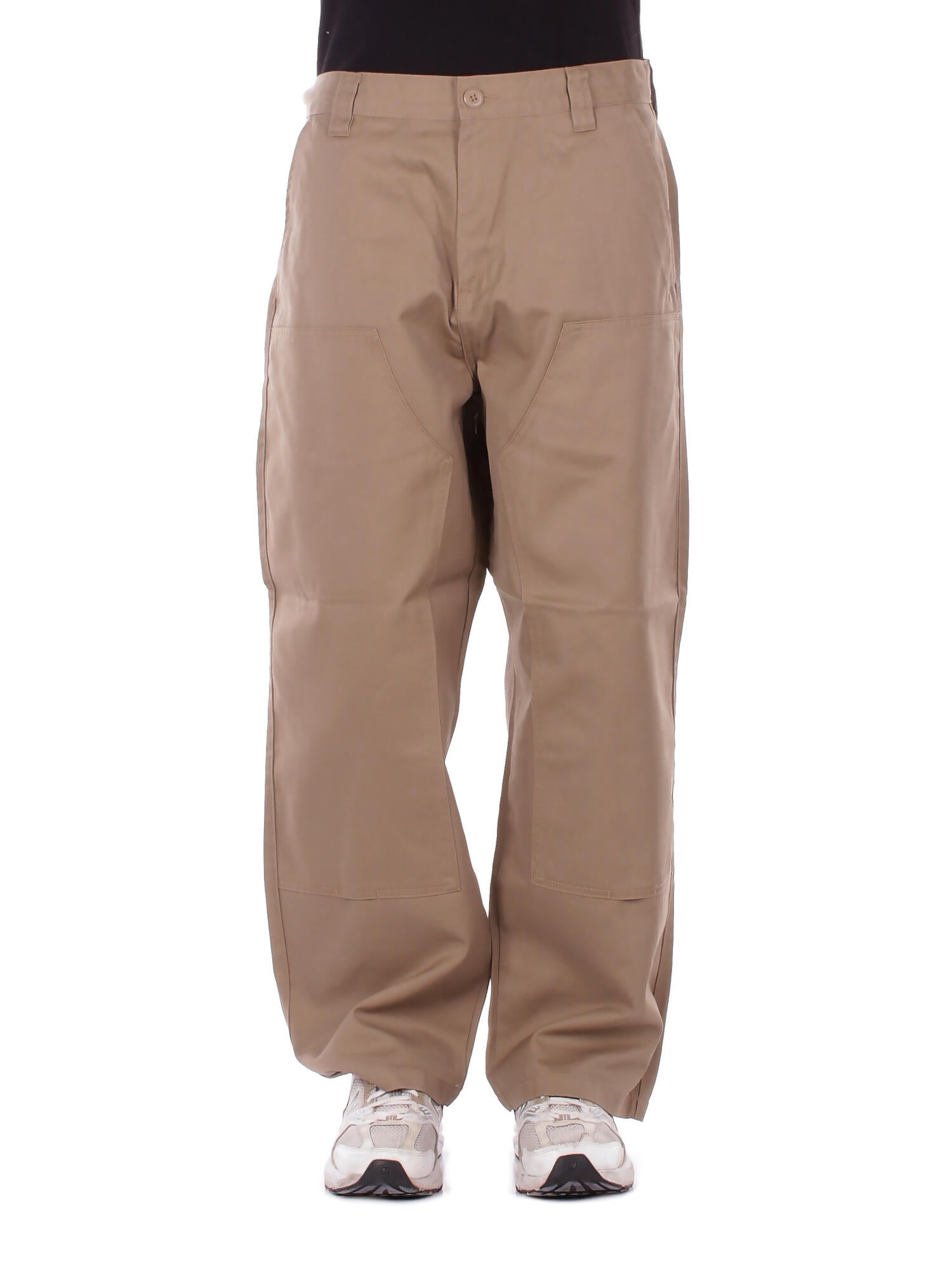 CARHARTT WIP Uomo Pantalone I036093 8Y02 Brady double knee chino pant Leather