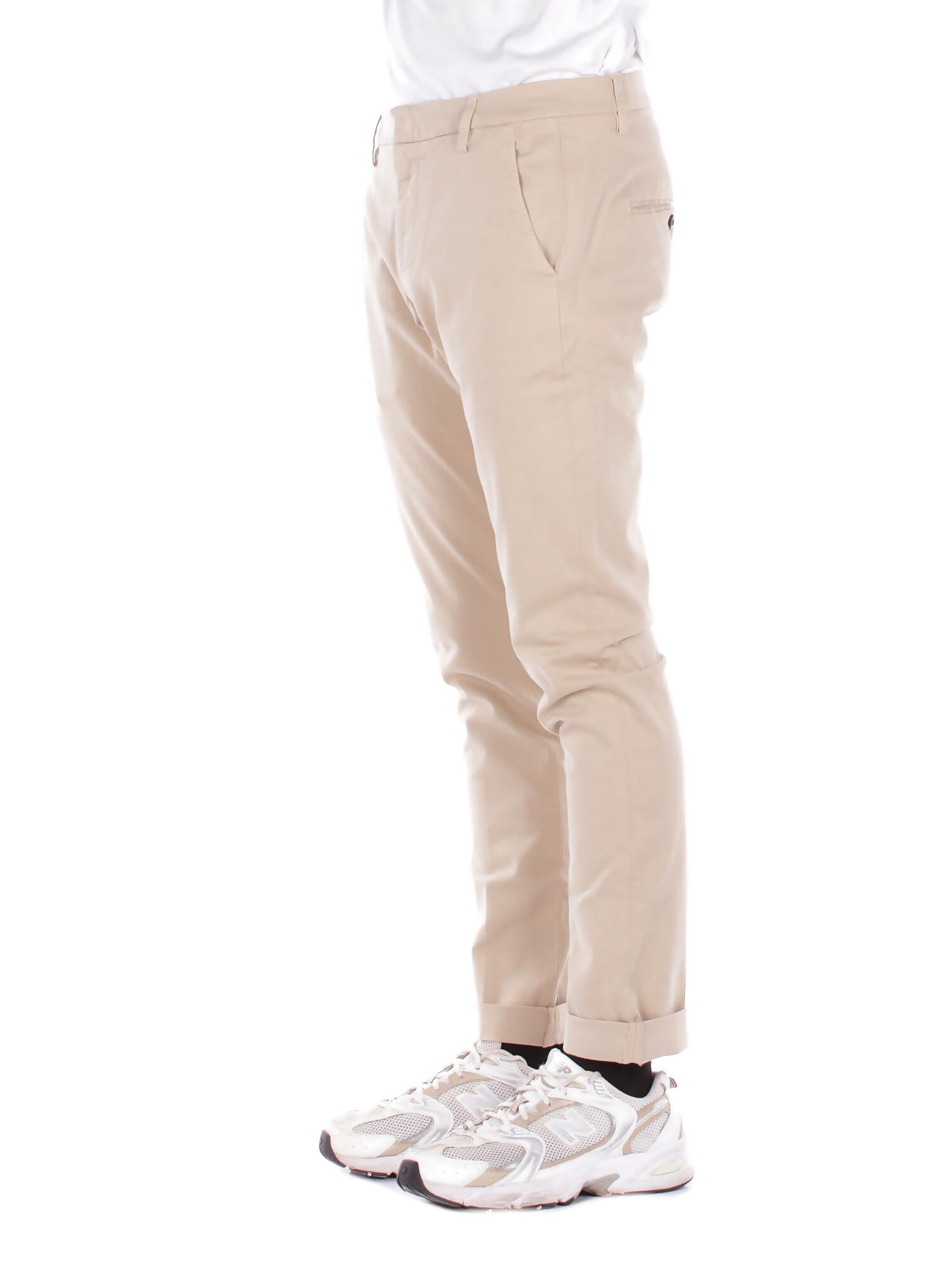 DONDUP Uomo Pantalone UP235 GSE043PTD 020 Pantalone gaubert Beige chiaro