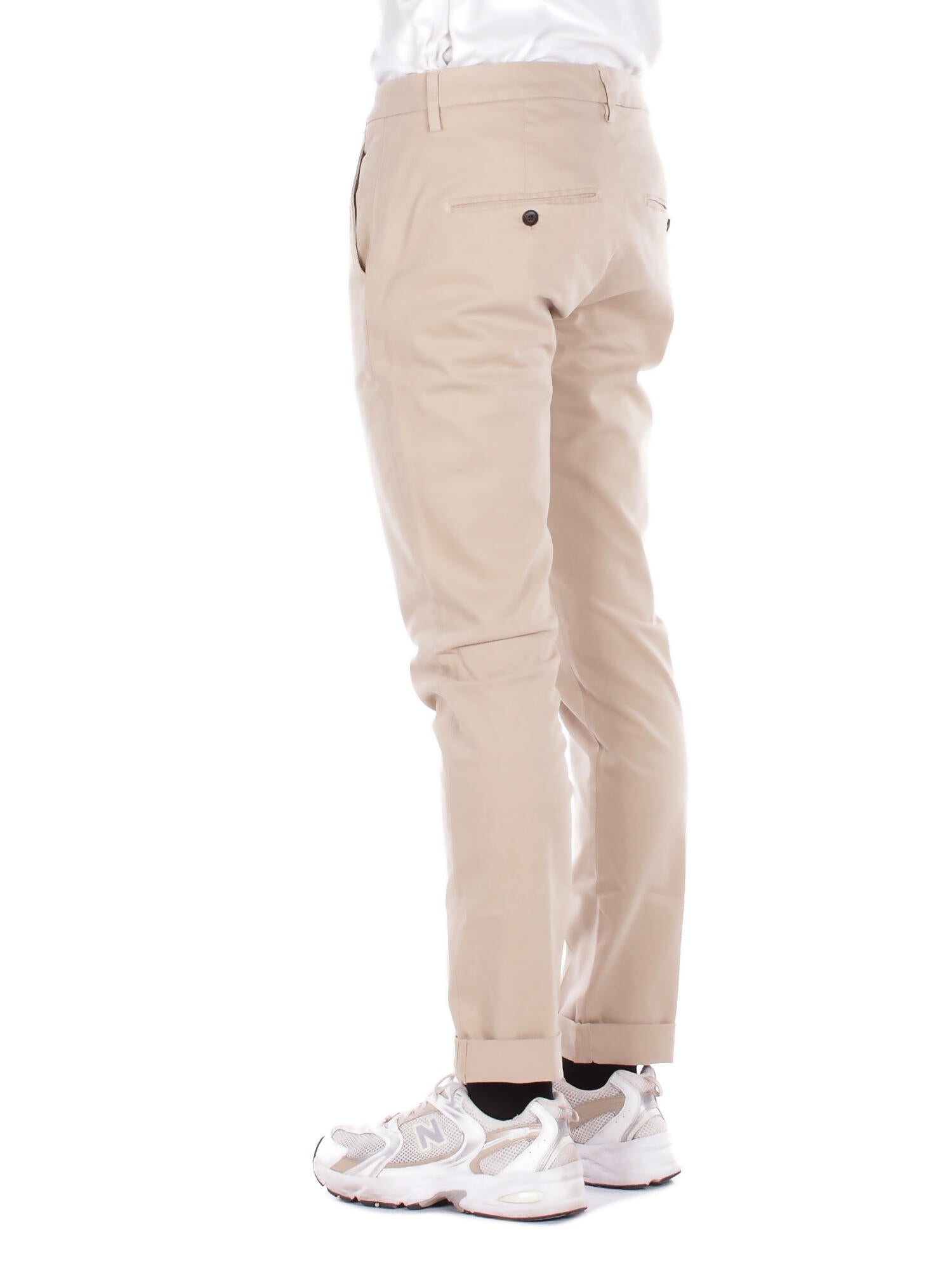 DONDUP Uomo Pantalone UP235 GSE043PTD 020 Pantalone gaubert Beige chiaro