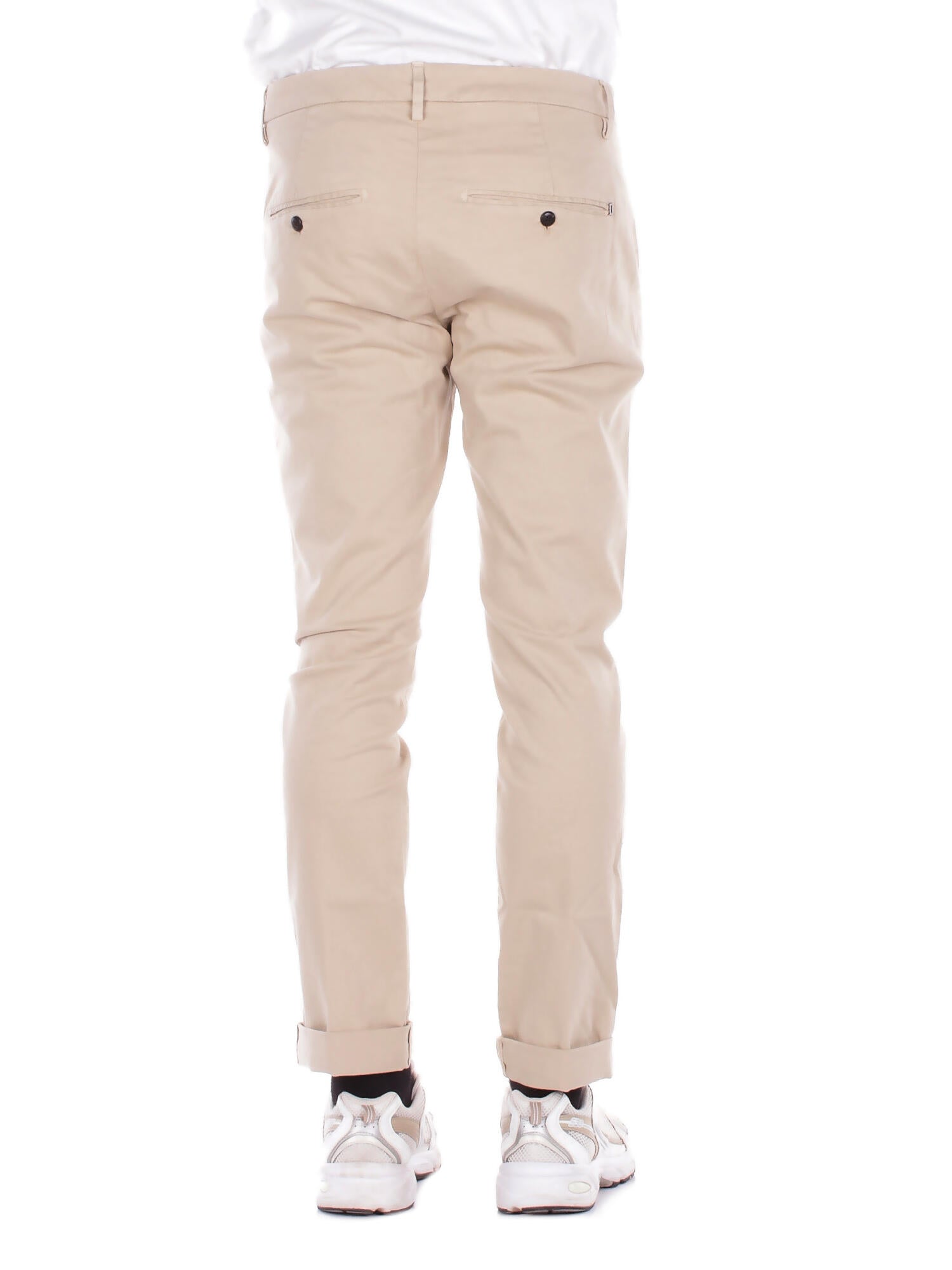 DONDUP Uomo Pantalone UP235 GSE043PTD 020 Pantalone gaubert Beige chiaro
