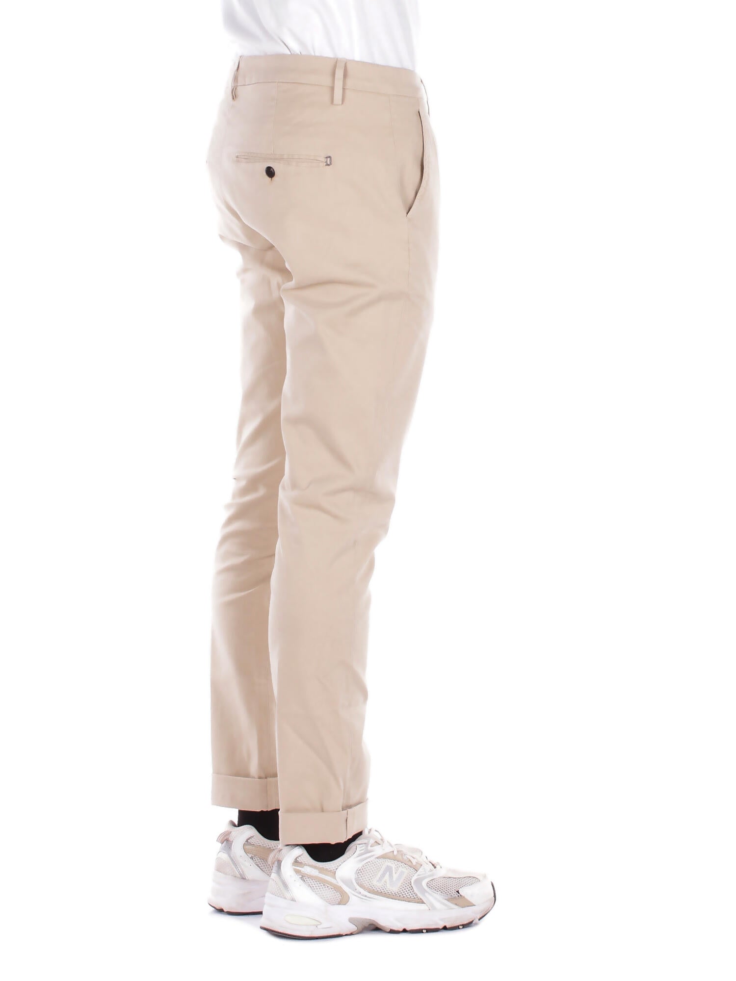 DONDUP Uomo Pantalone UP235 GSE043PTD 020 Pantalone gaubert Beige chiaro