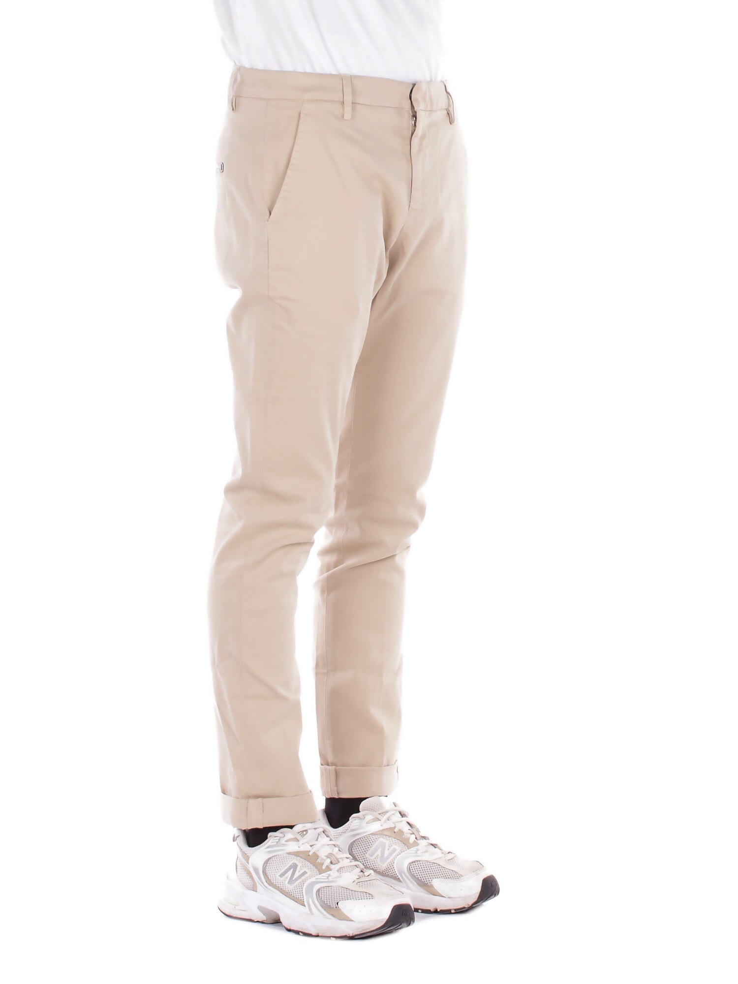 DONDUP Uomo Pantalone UP235 GSE043PTD 020 Pantalone gaubert Beige chiaro