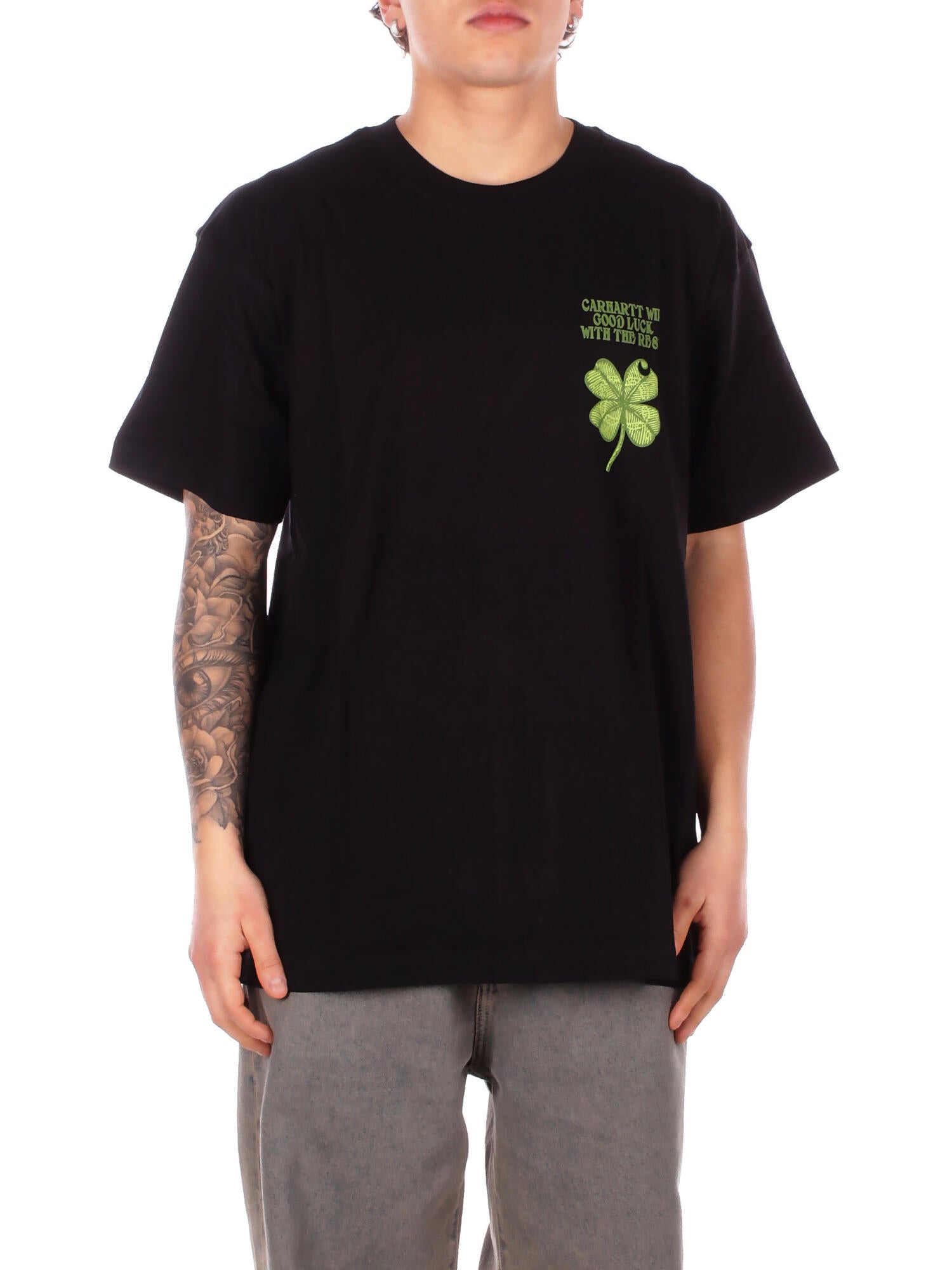 CARHARTT WIP Uomo T-shirt I036011 89XX S\s clove t-shirt Black
