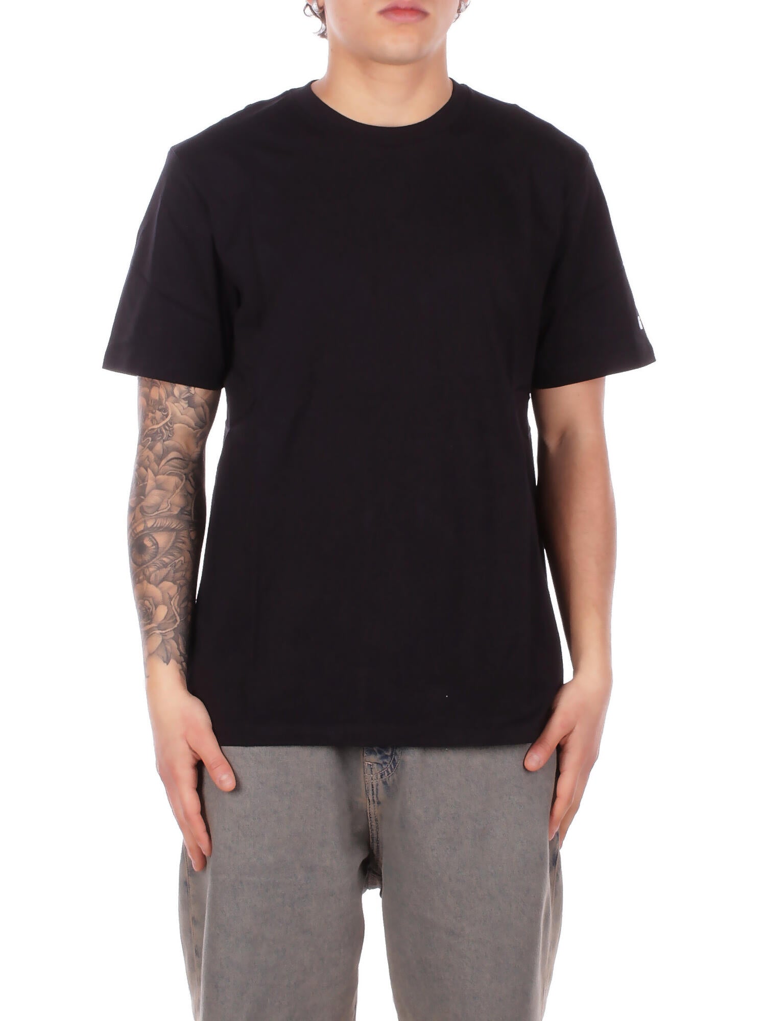 CARHARTT WIP Uomo T-shirt I026264 0D2XX S\s base t-shirt Black white