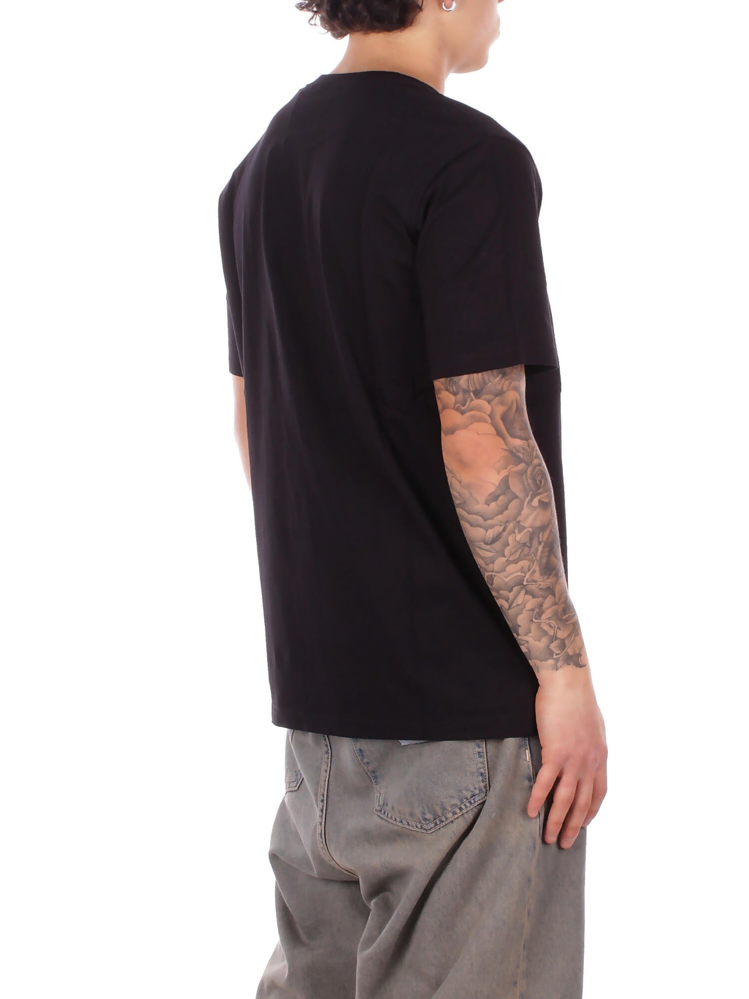 CARHARTT WIP Uomo T-shirt I026264 0D2XX S\s base t-shirt Black white