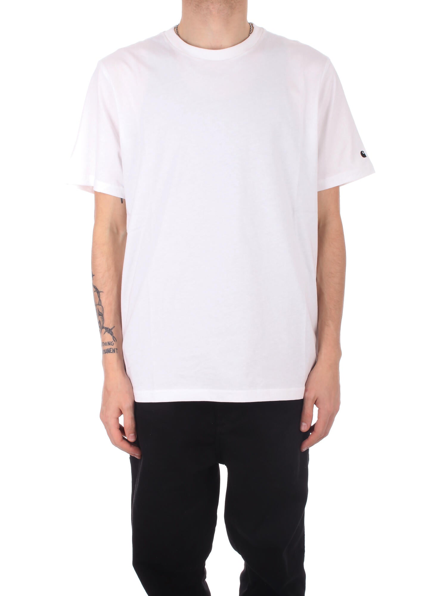 CARHARTT WIP Uomo T-shirt I026264 00AXX S\s base t-shirt White black