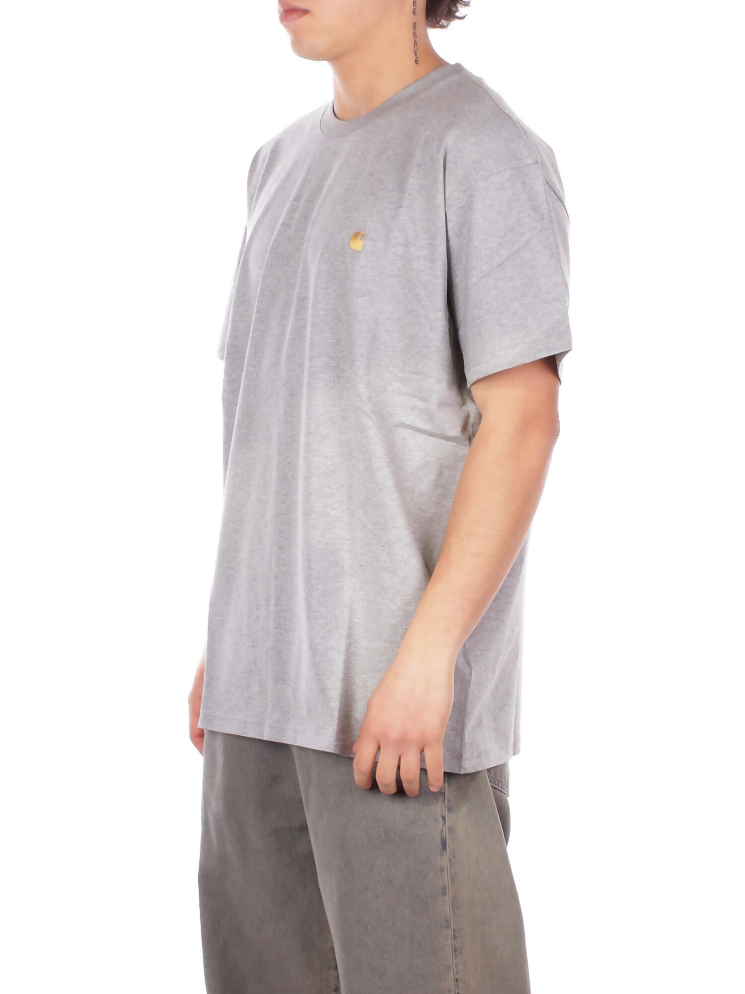 CARHARTT WIP Uomo T-shirt I026391 00MXX S\s chase t-shirt Grey